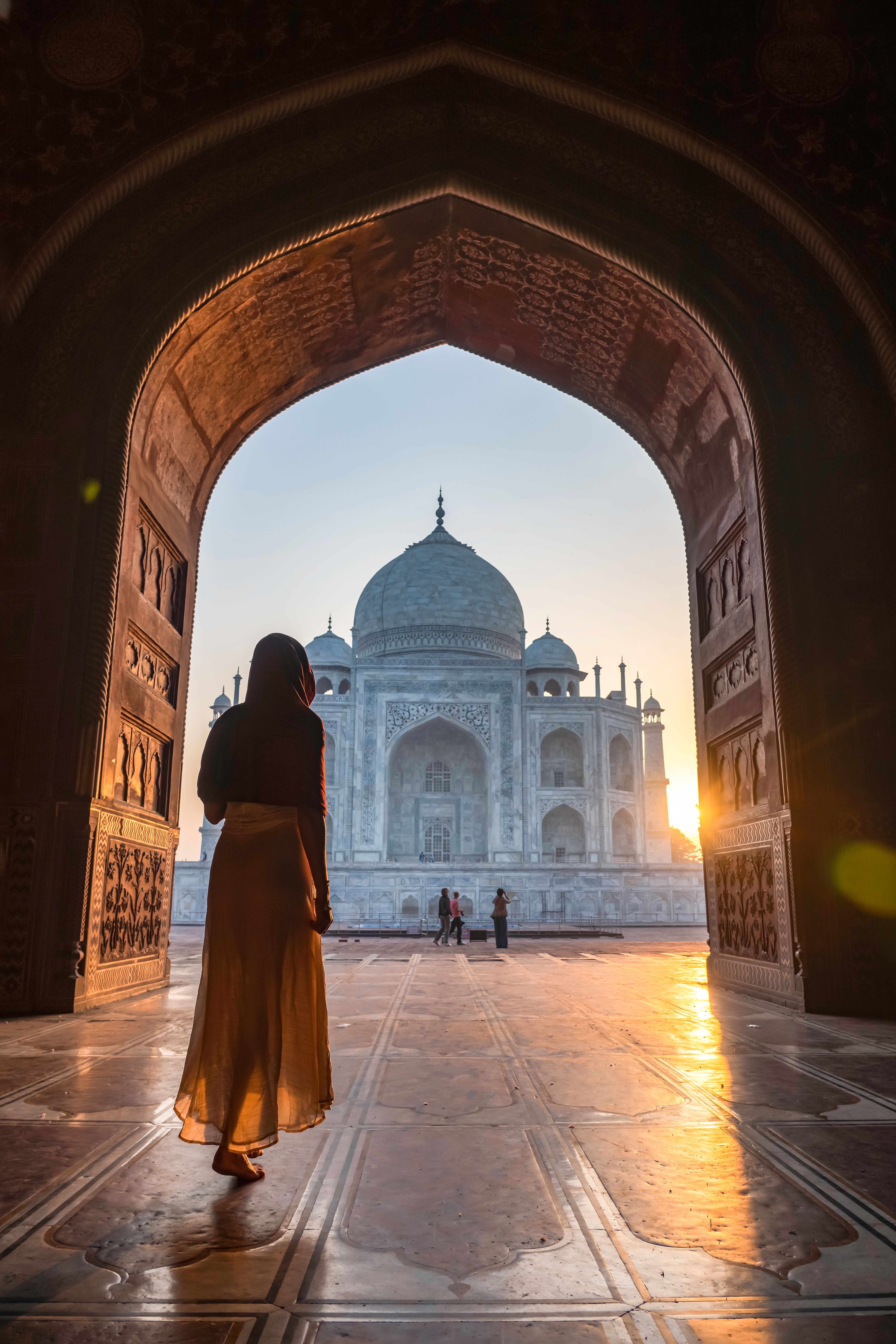 scorcio con tramonto