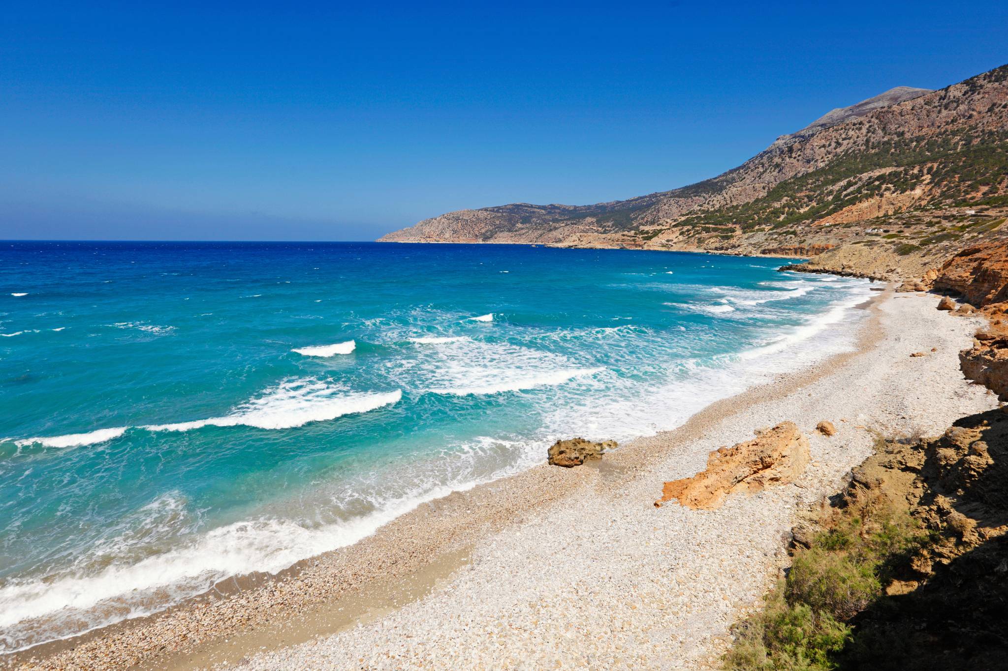 spiaggia di agios minas karpatho karpathos