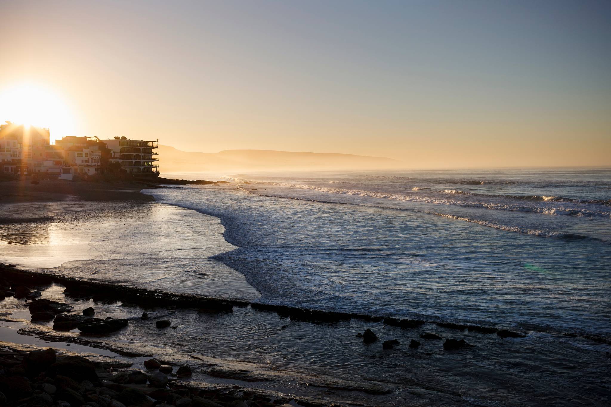 spiaggia taghazout marocco