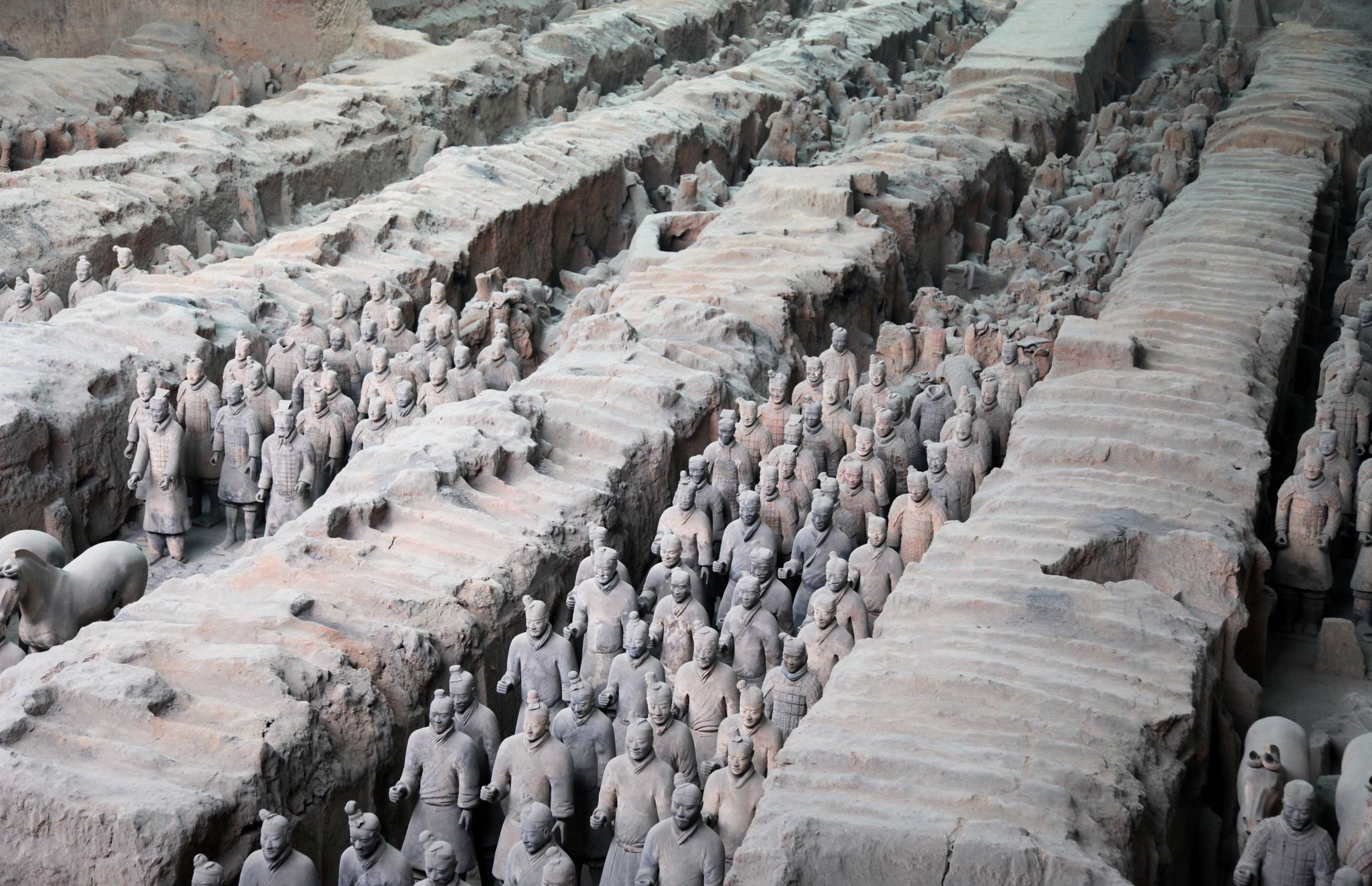 Xi'an, China, soldiers