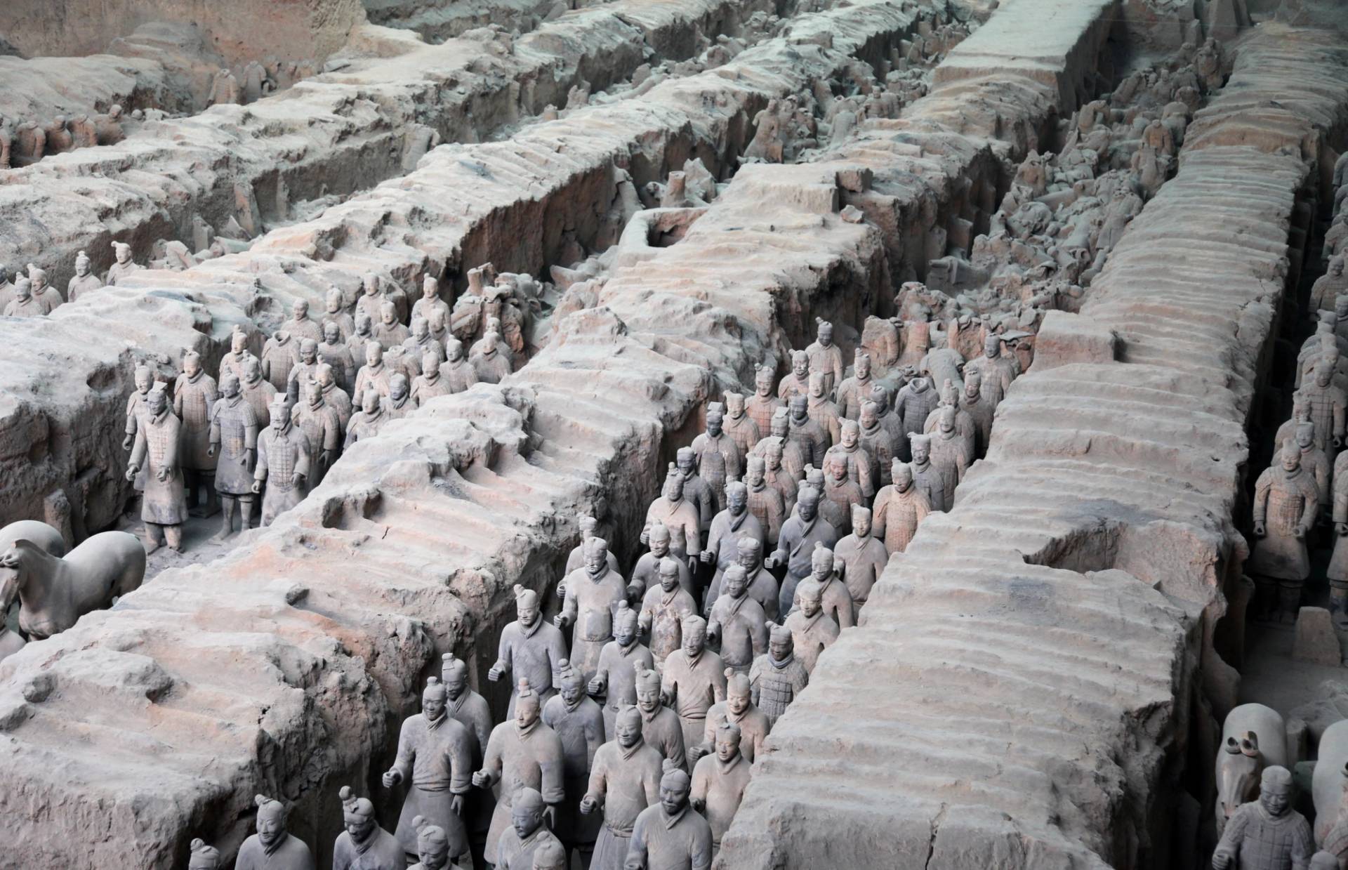 Xi'an, China, soldiers