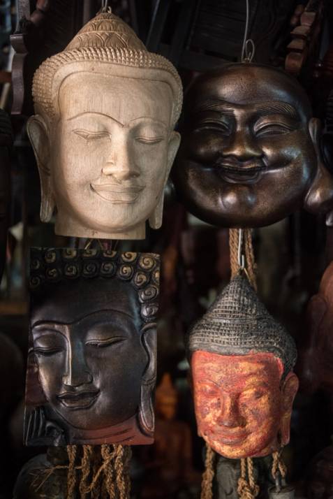 maschere buddiste