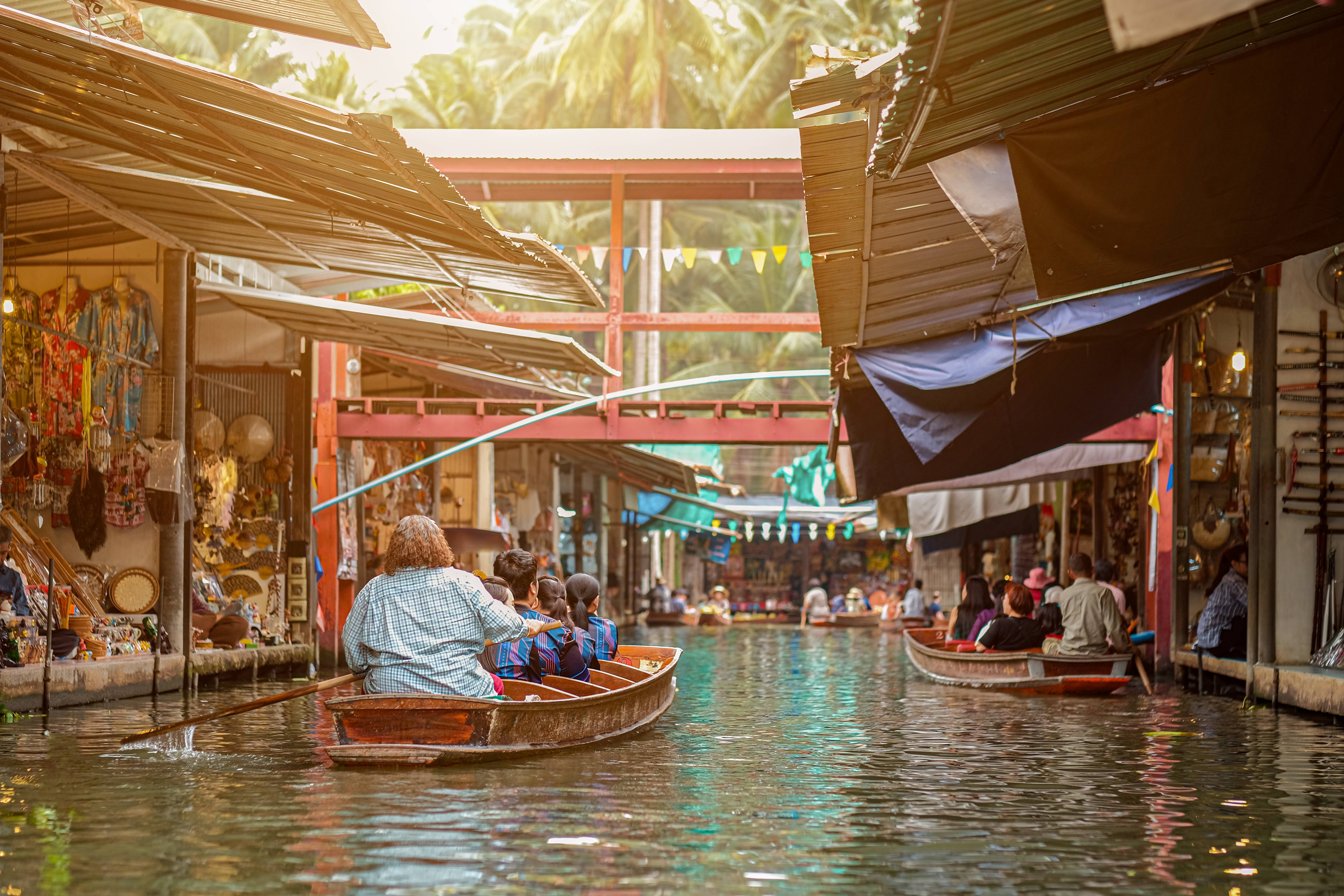 mercato galleggiante bangkok