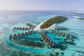 vista aerea isola maldive
