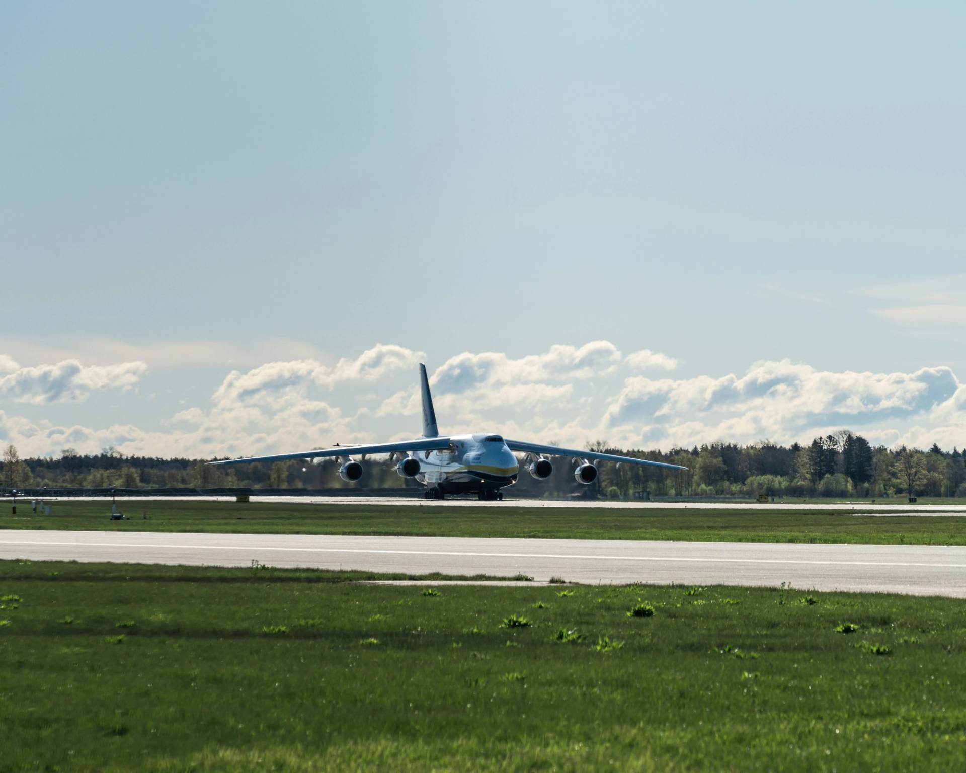 aereo sulla pista