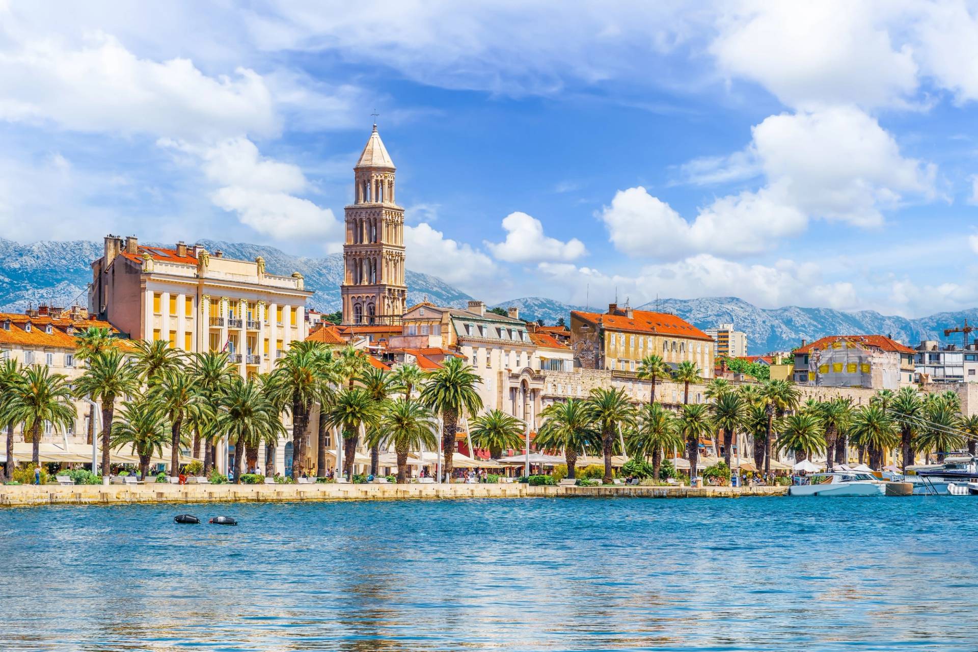 palaces in the center of Split