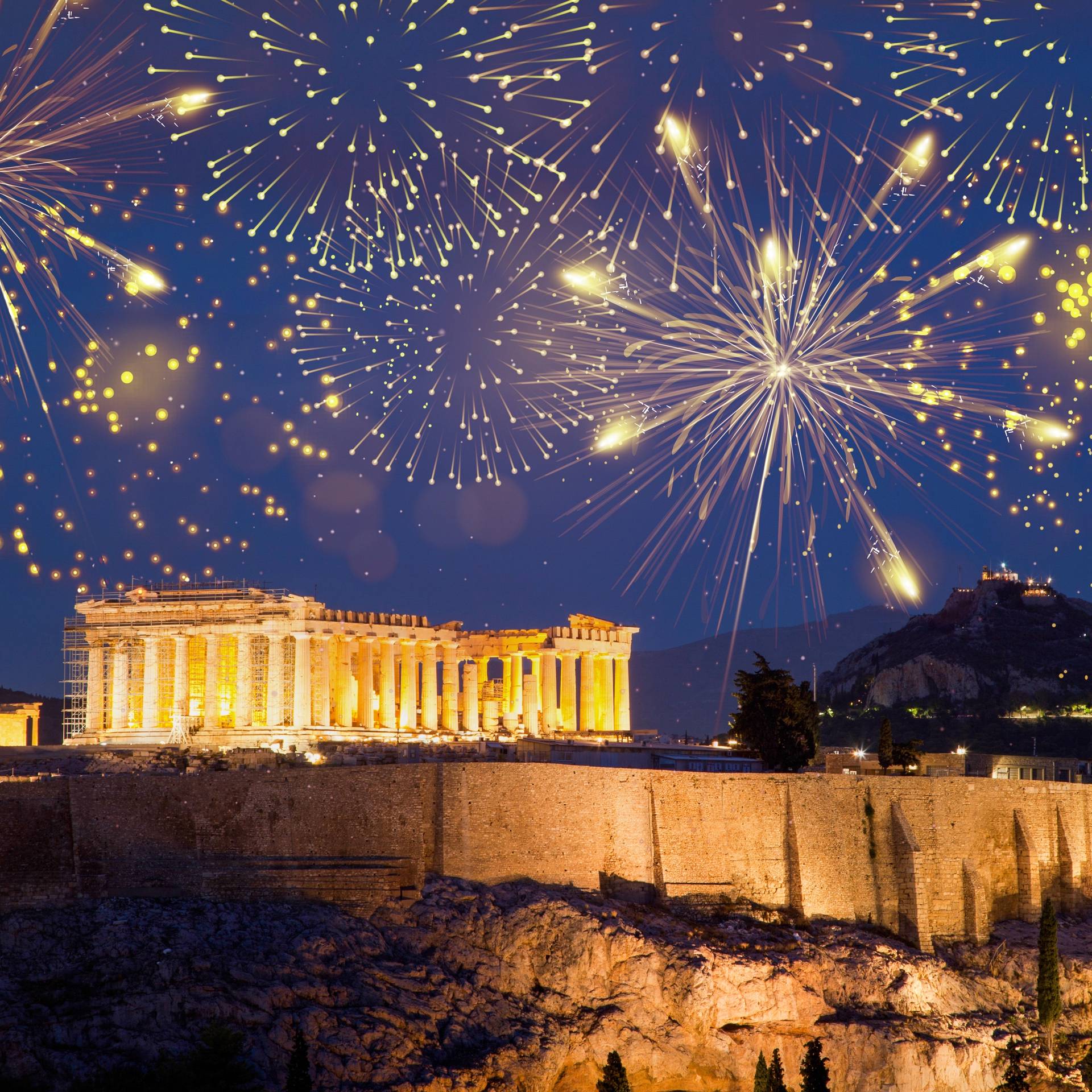 Notte di Capodanno ad Atene
