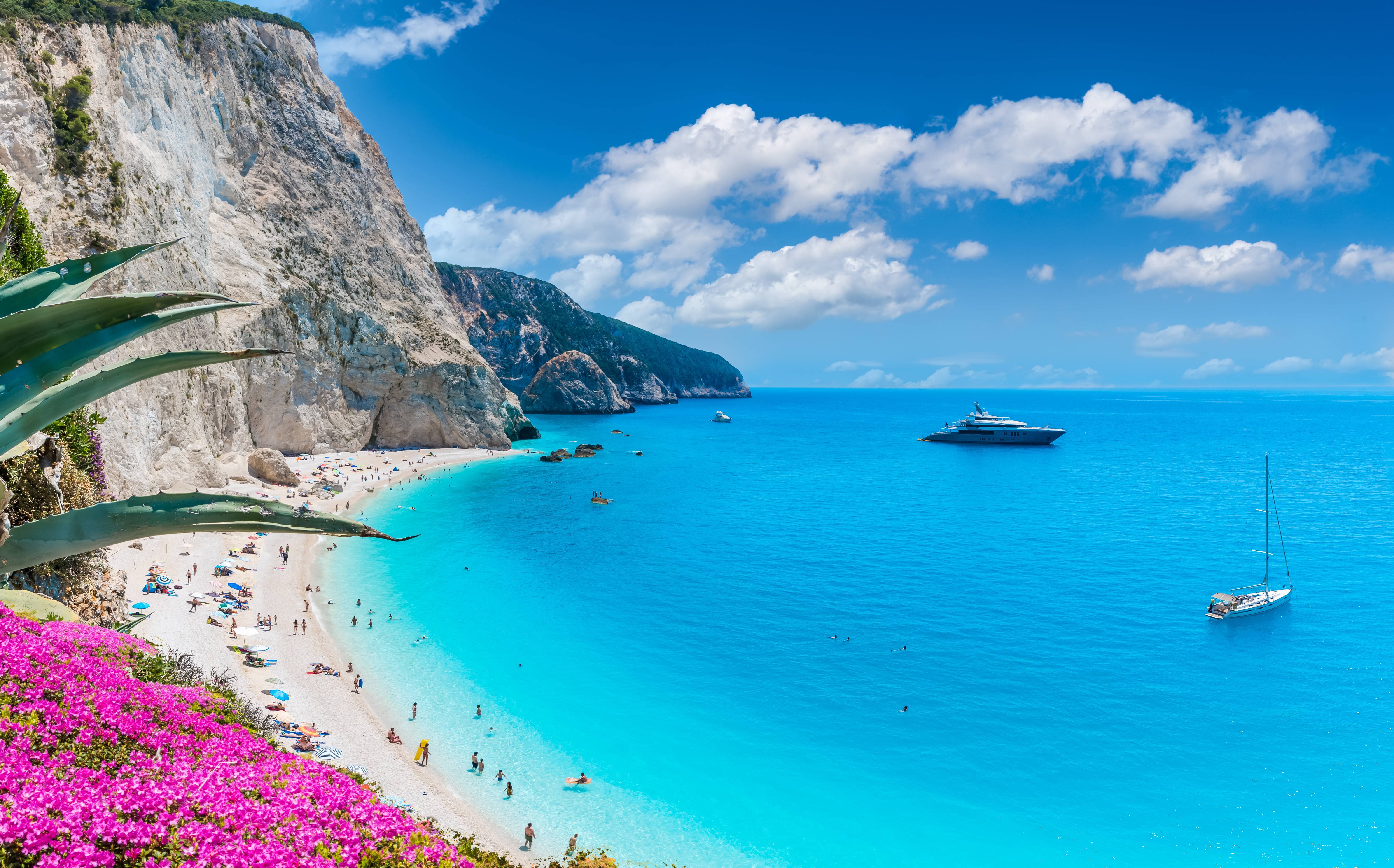 spiaggia leucade grecia