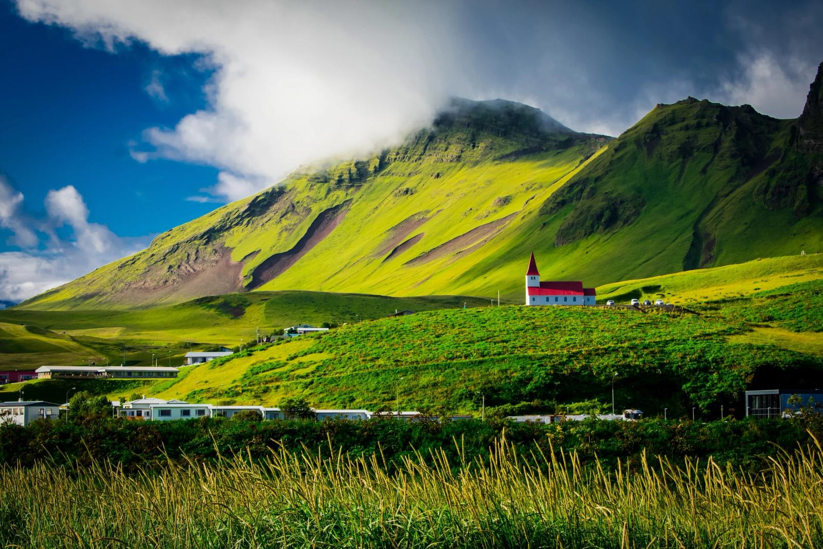 montagne verdi islandesi