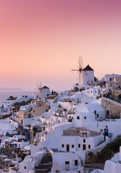 santorini tramonto