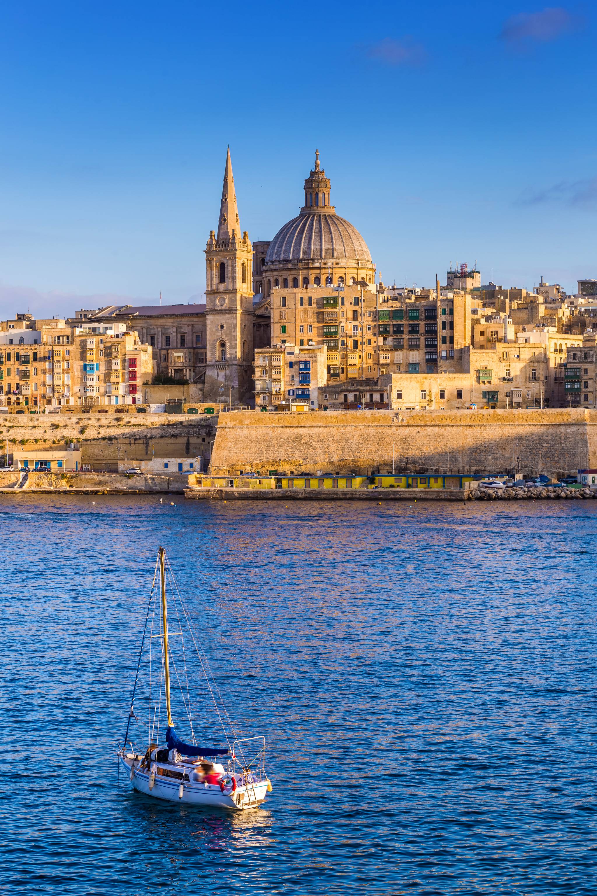 vista dal mare de la valletta