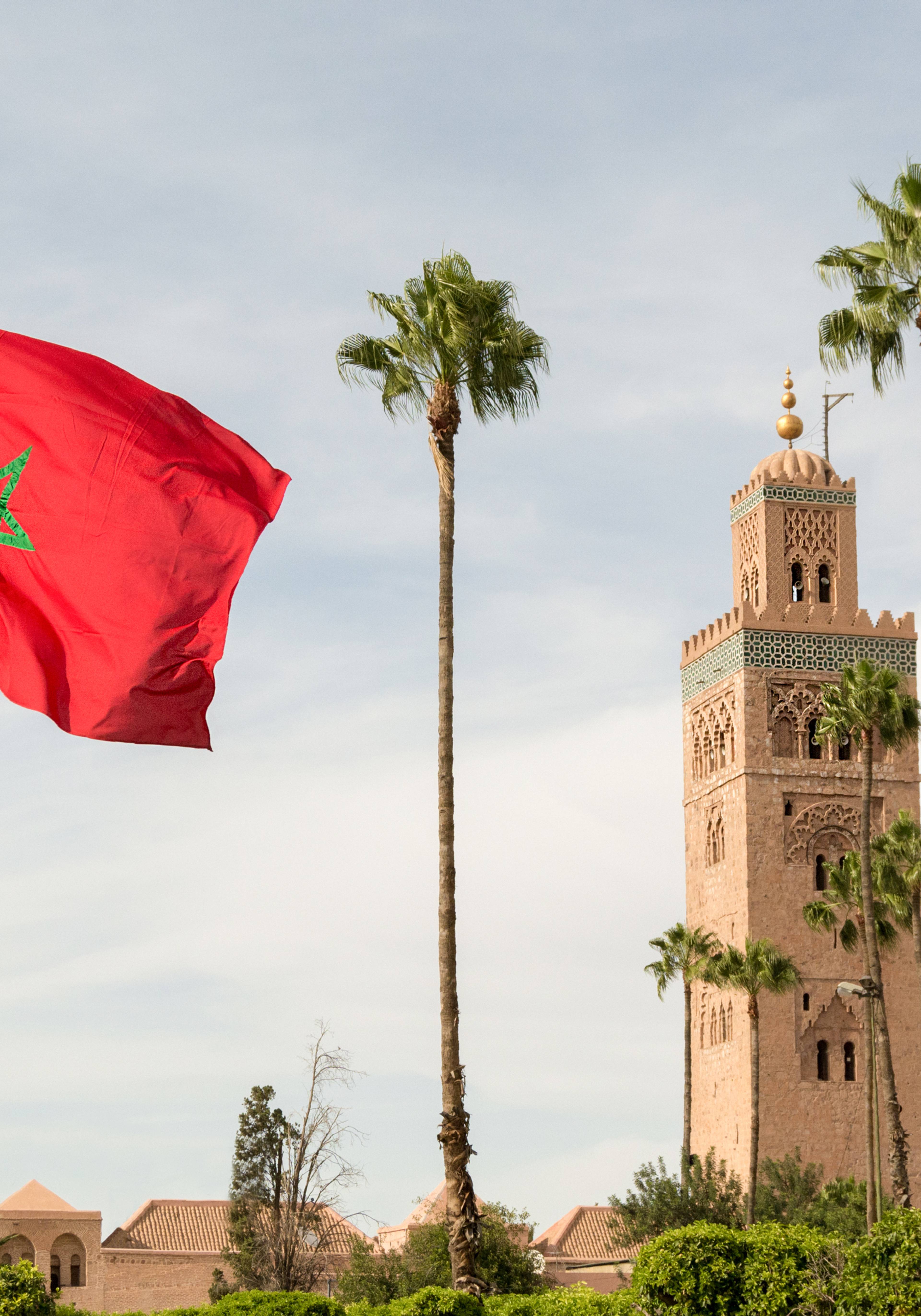 bandiera del marocco
