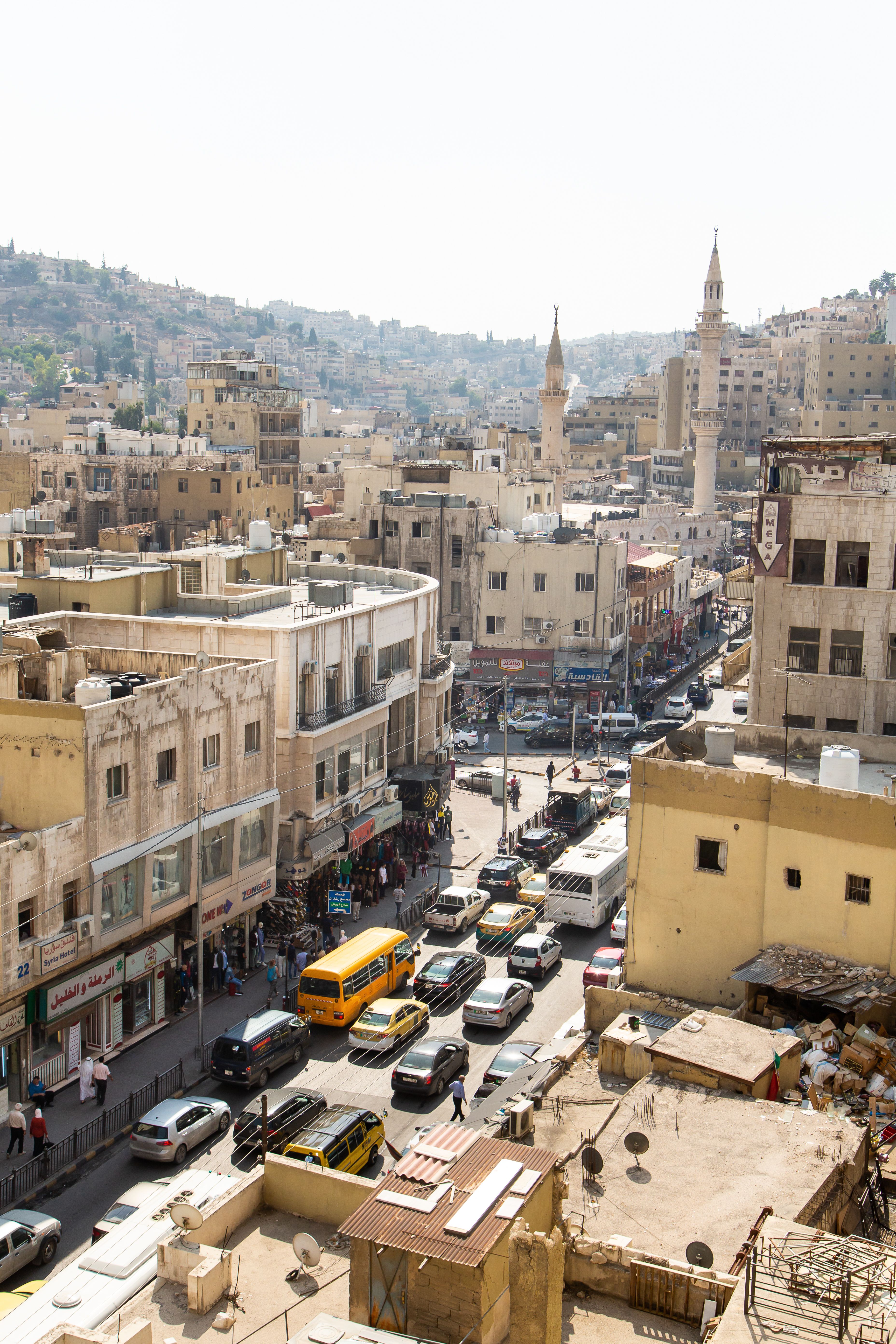 vista sulla citta di amman