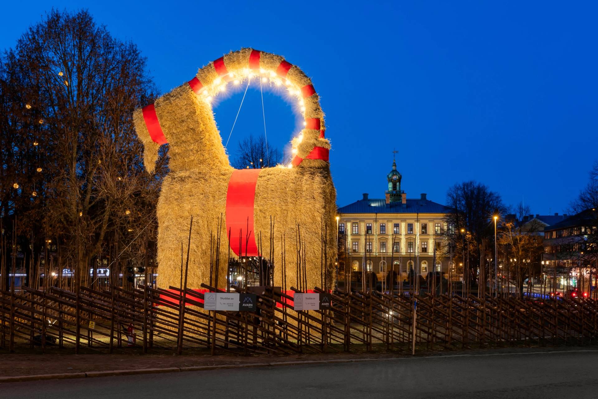 capra di paglia natale svezia