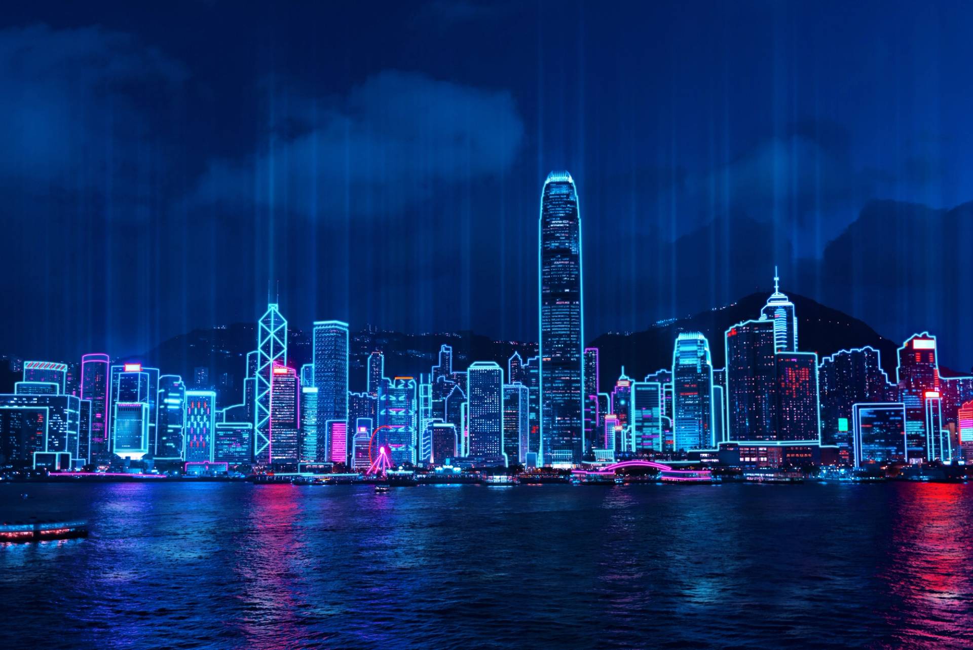 Hong Kong skyscrapers