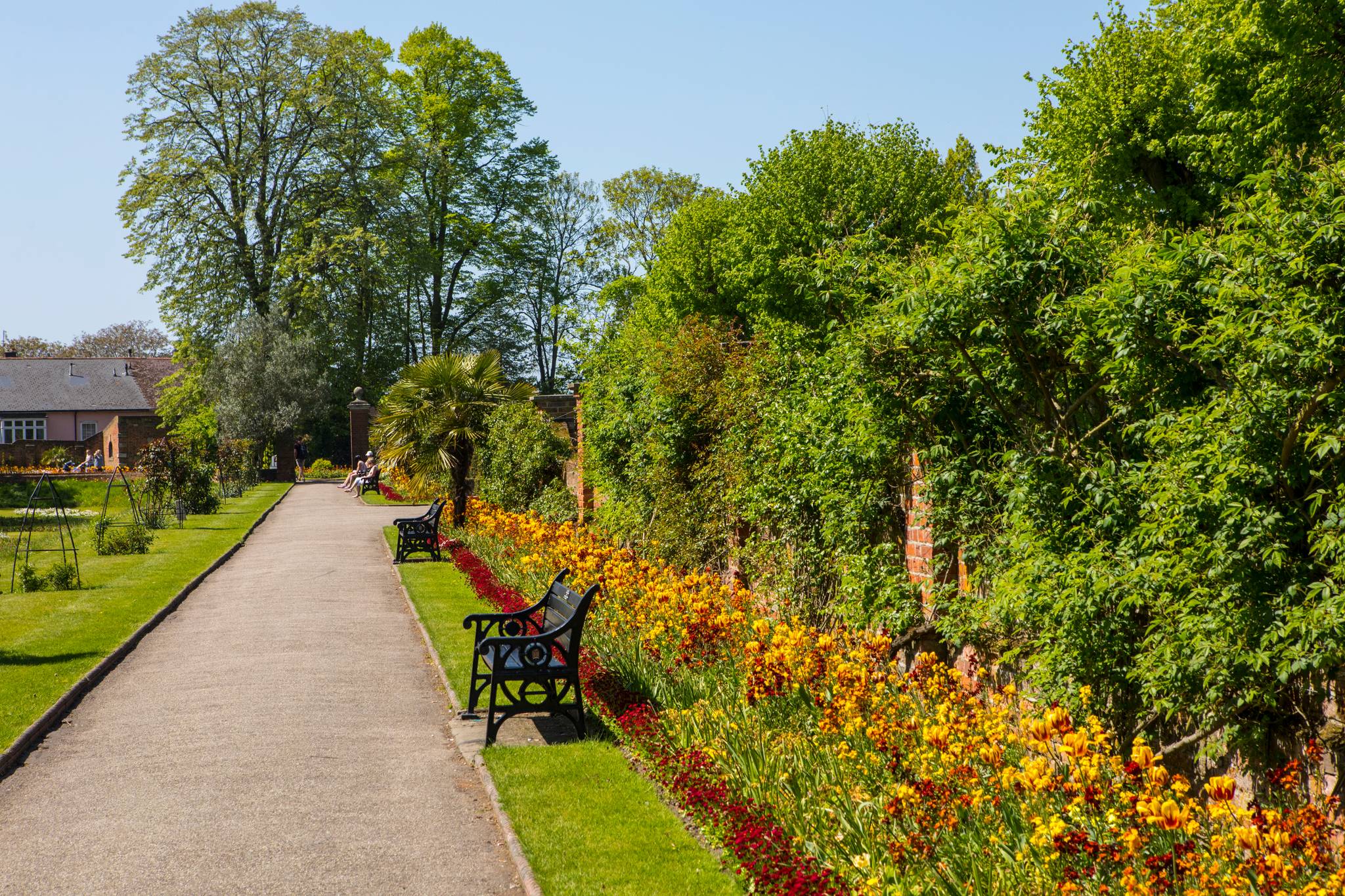 giardino fiorito colchester inghilterra