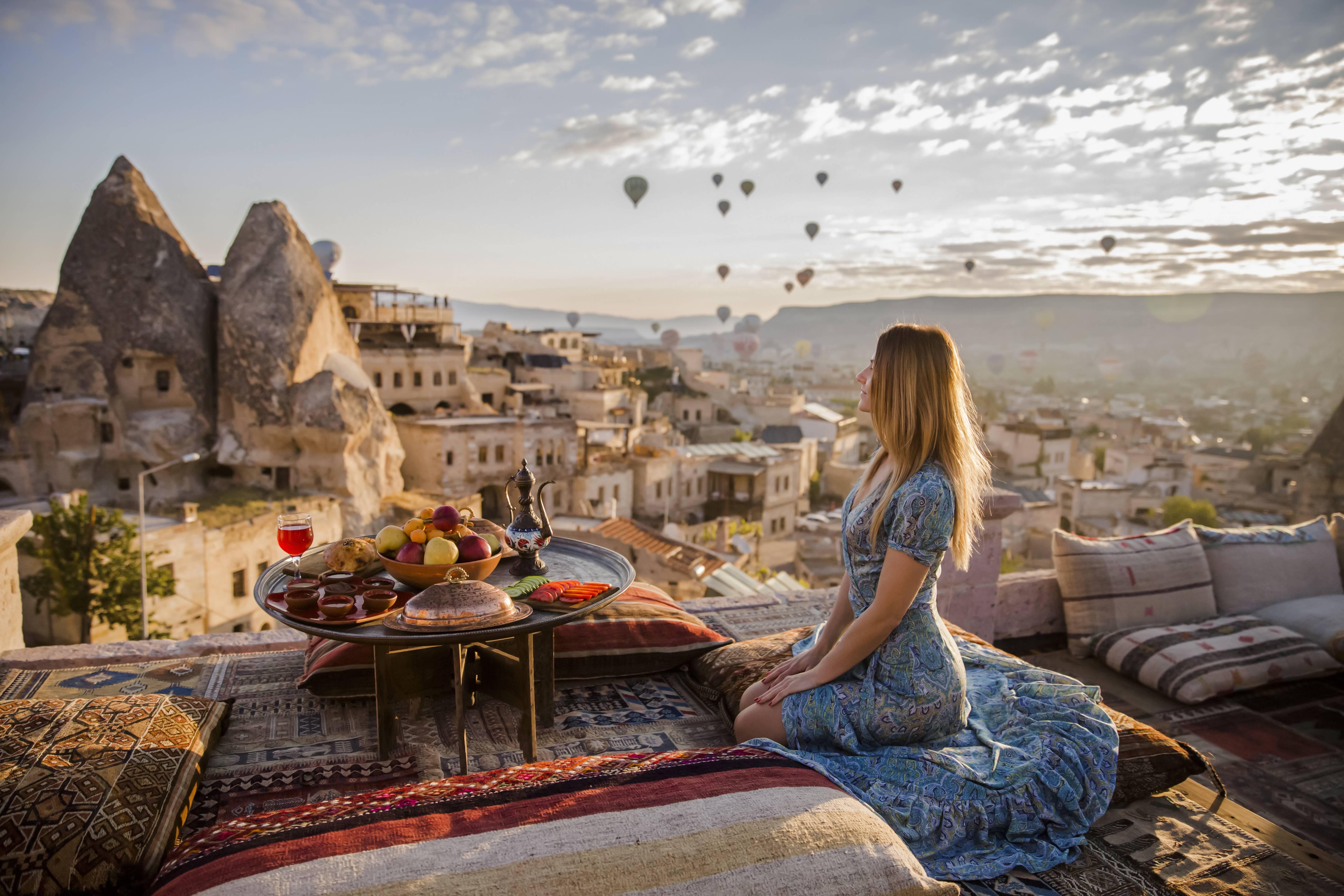 vista cappadocia mongolfiere