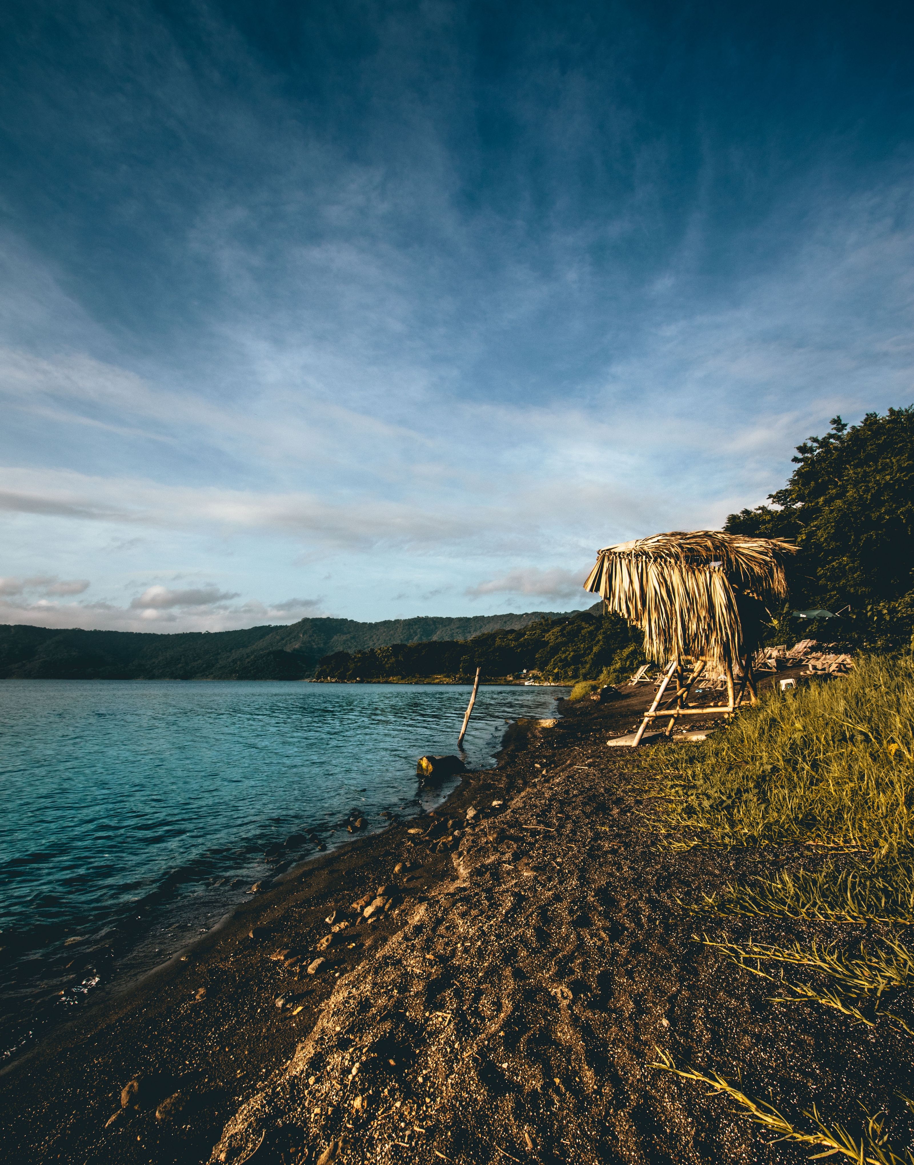 lago nel cratere del vulcano in nicaragua