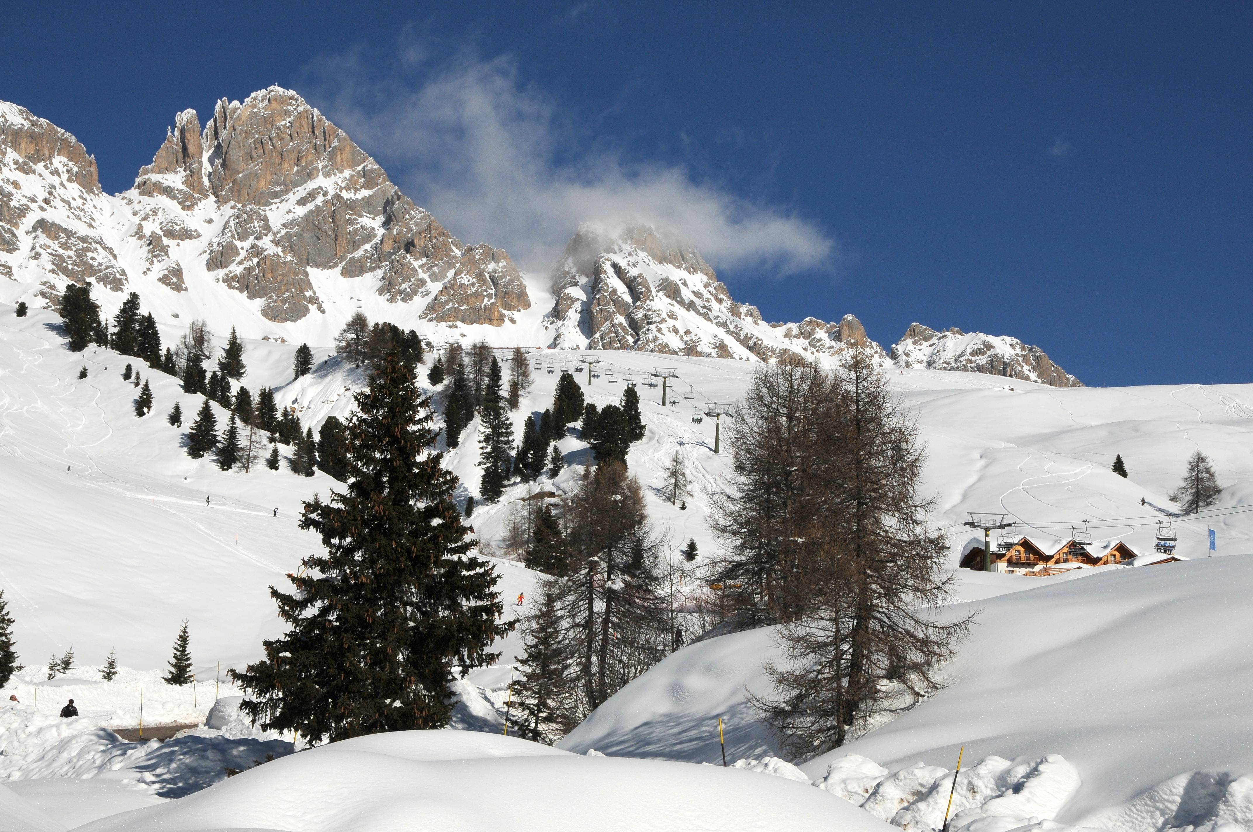 neve in val di fiemme