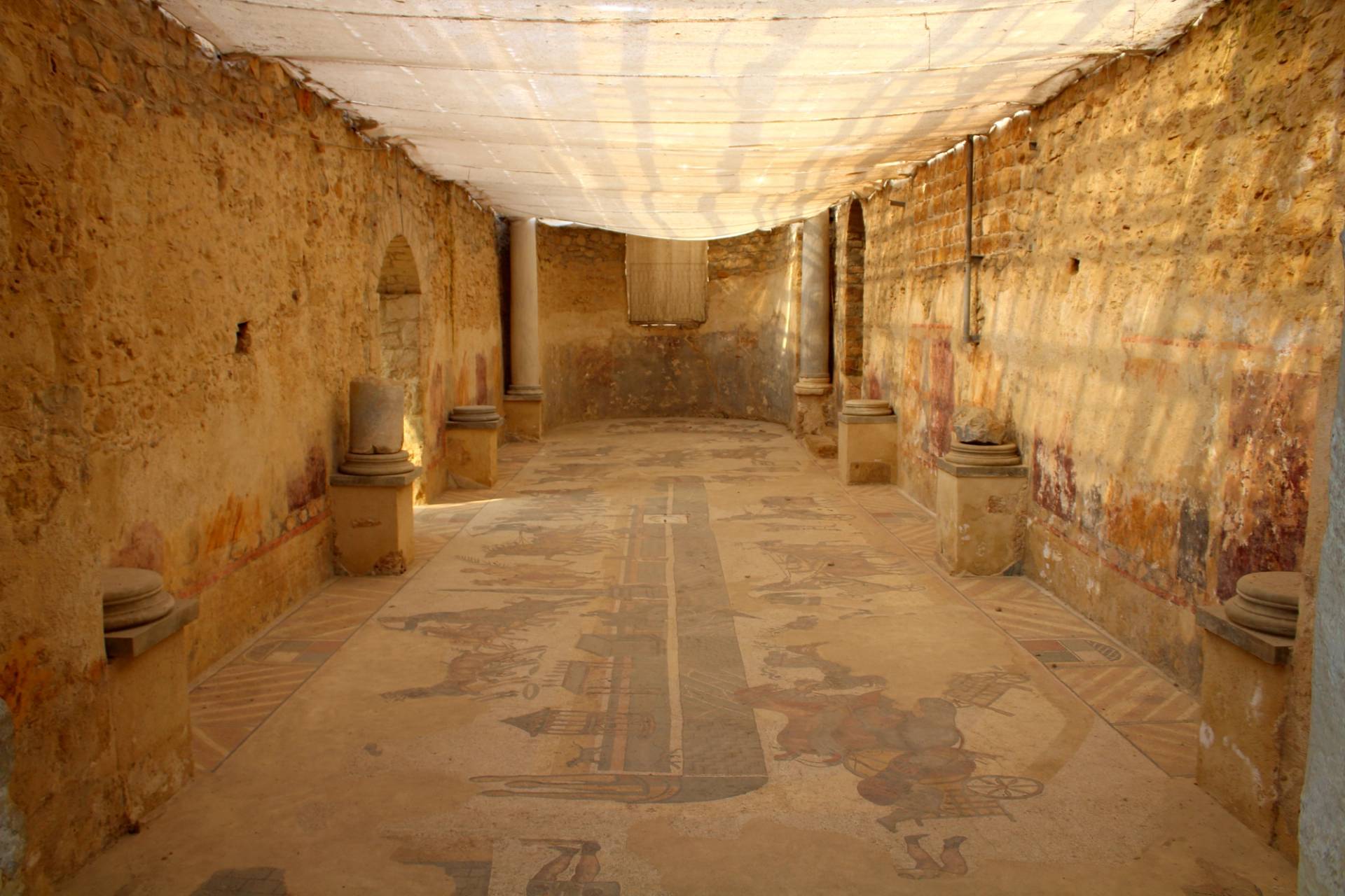 interno villa del casale piazza armerina