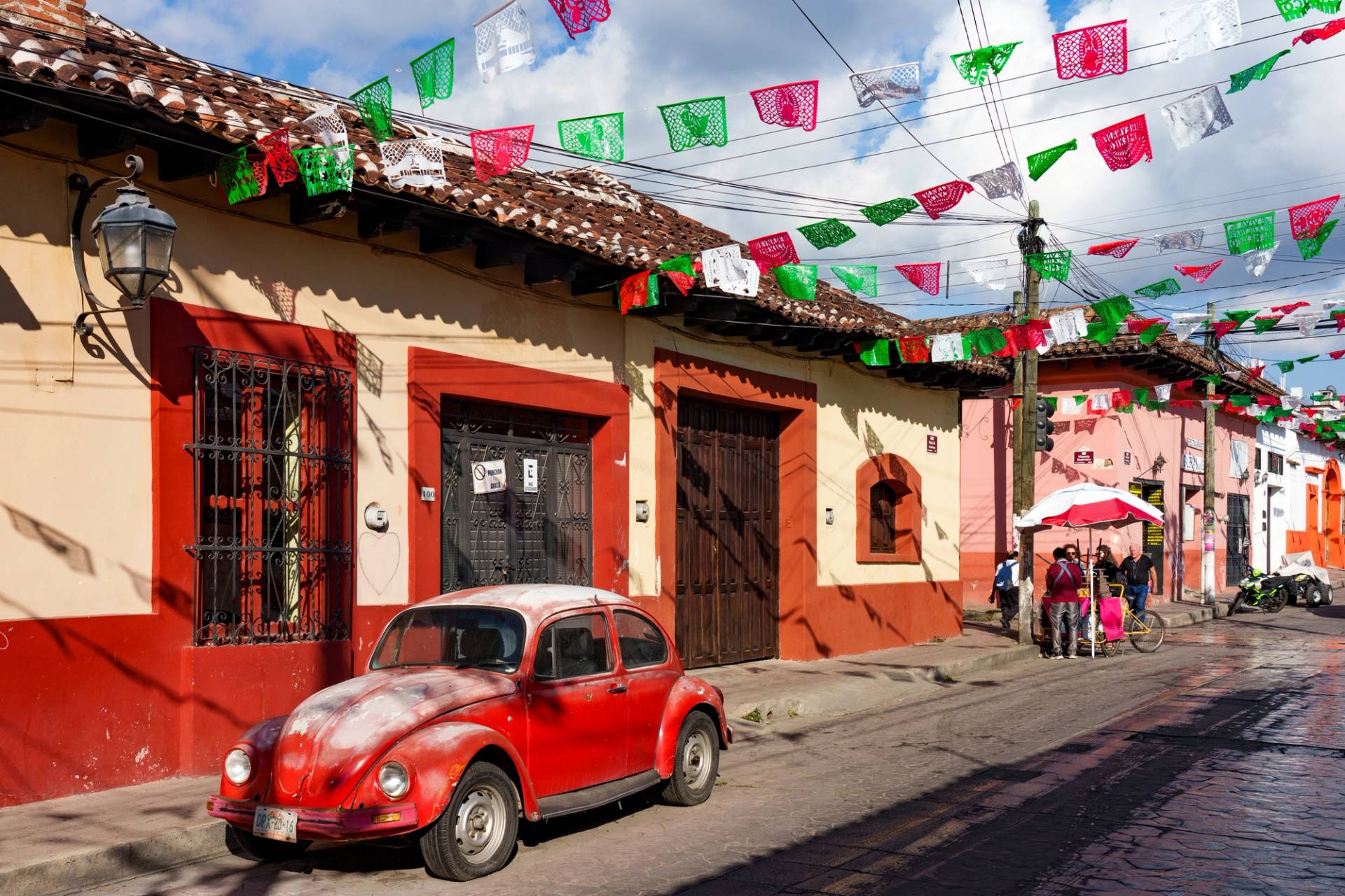 macchina vintage a san cristobal de las casas