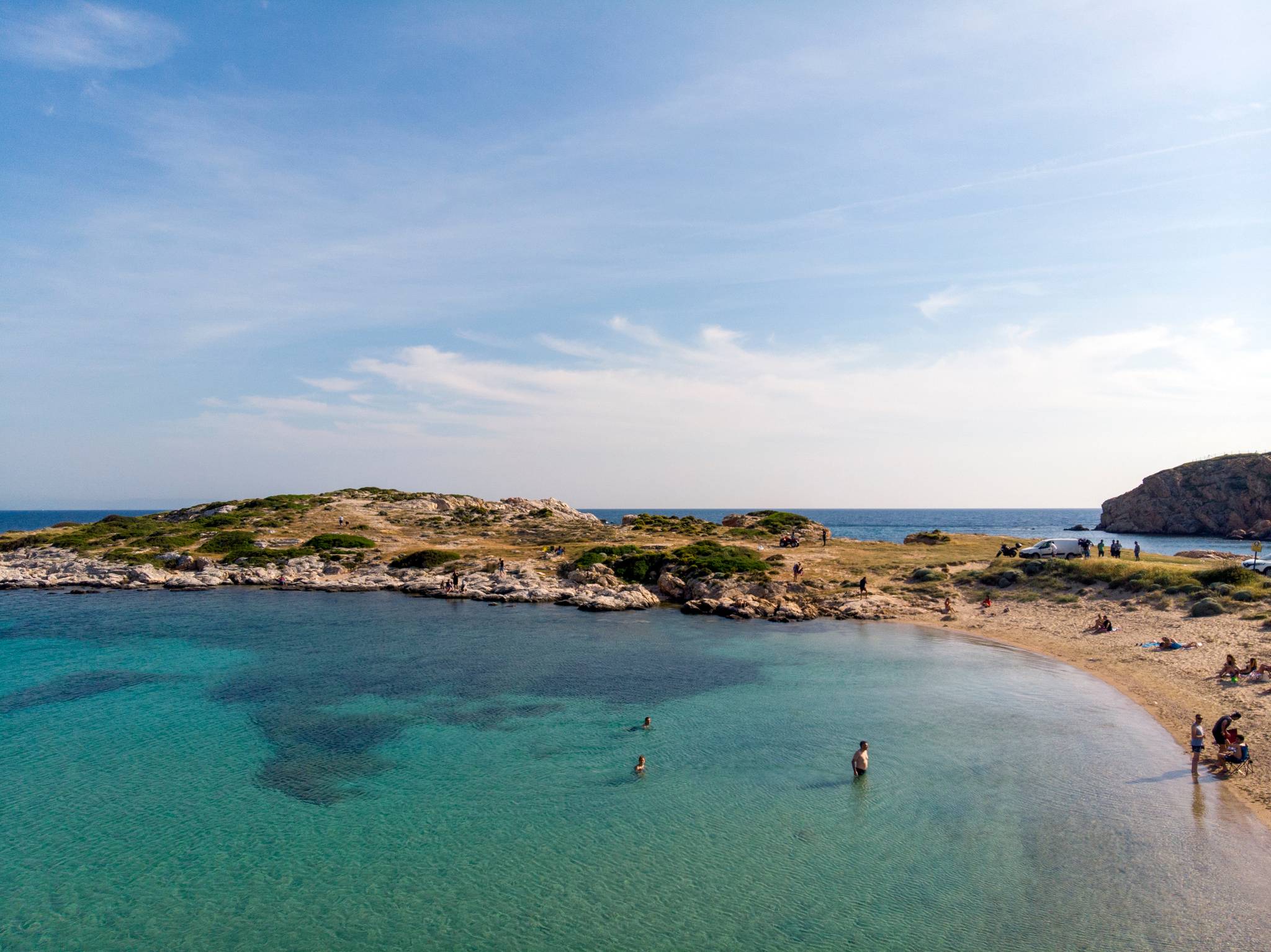 stradine con case colorate di bodrum