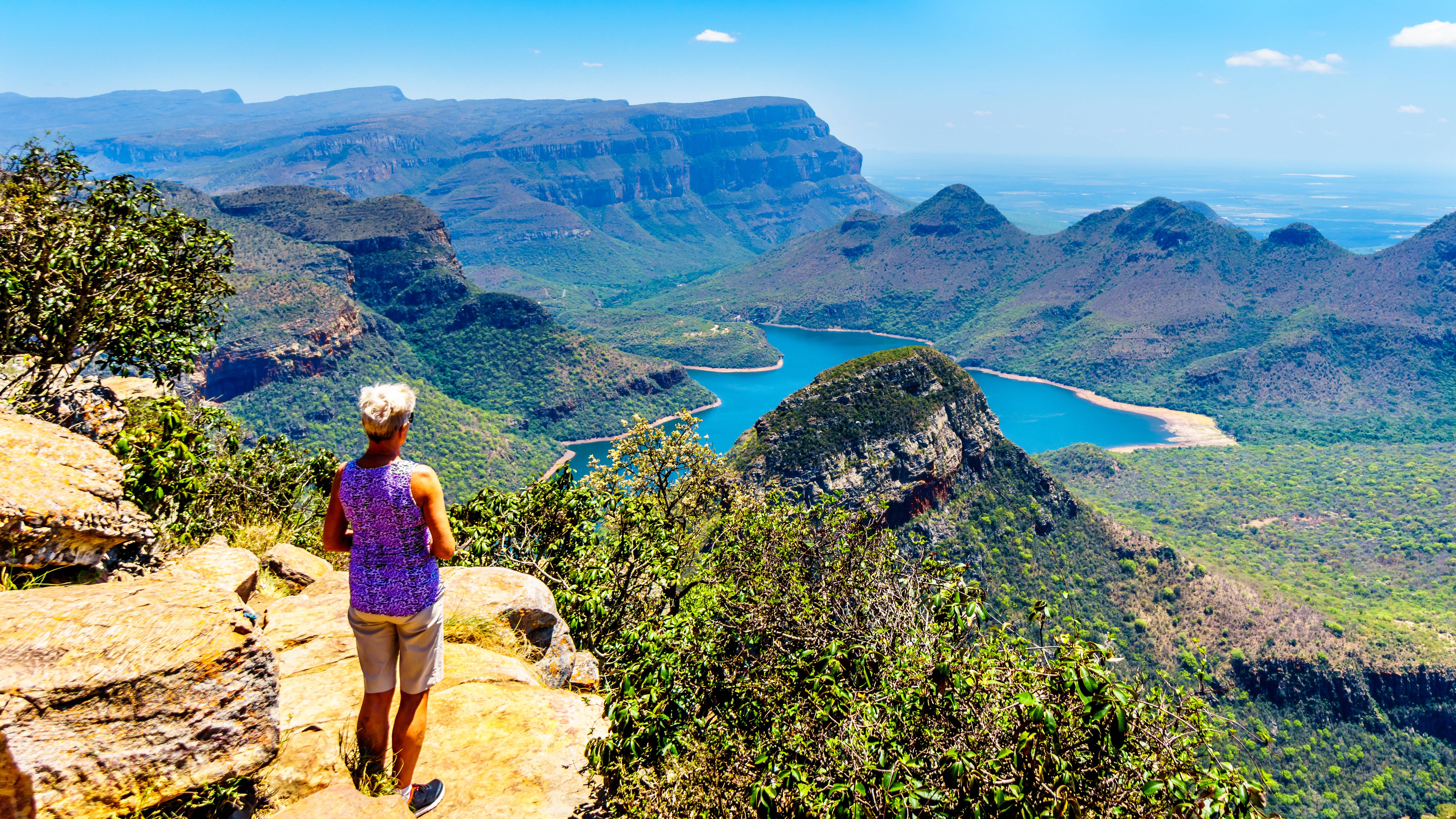 panorama dall alto del sudafrica