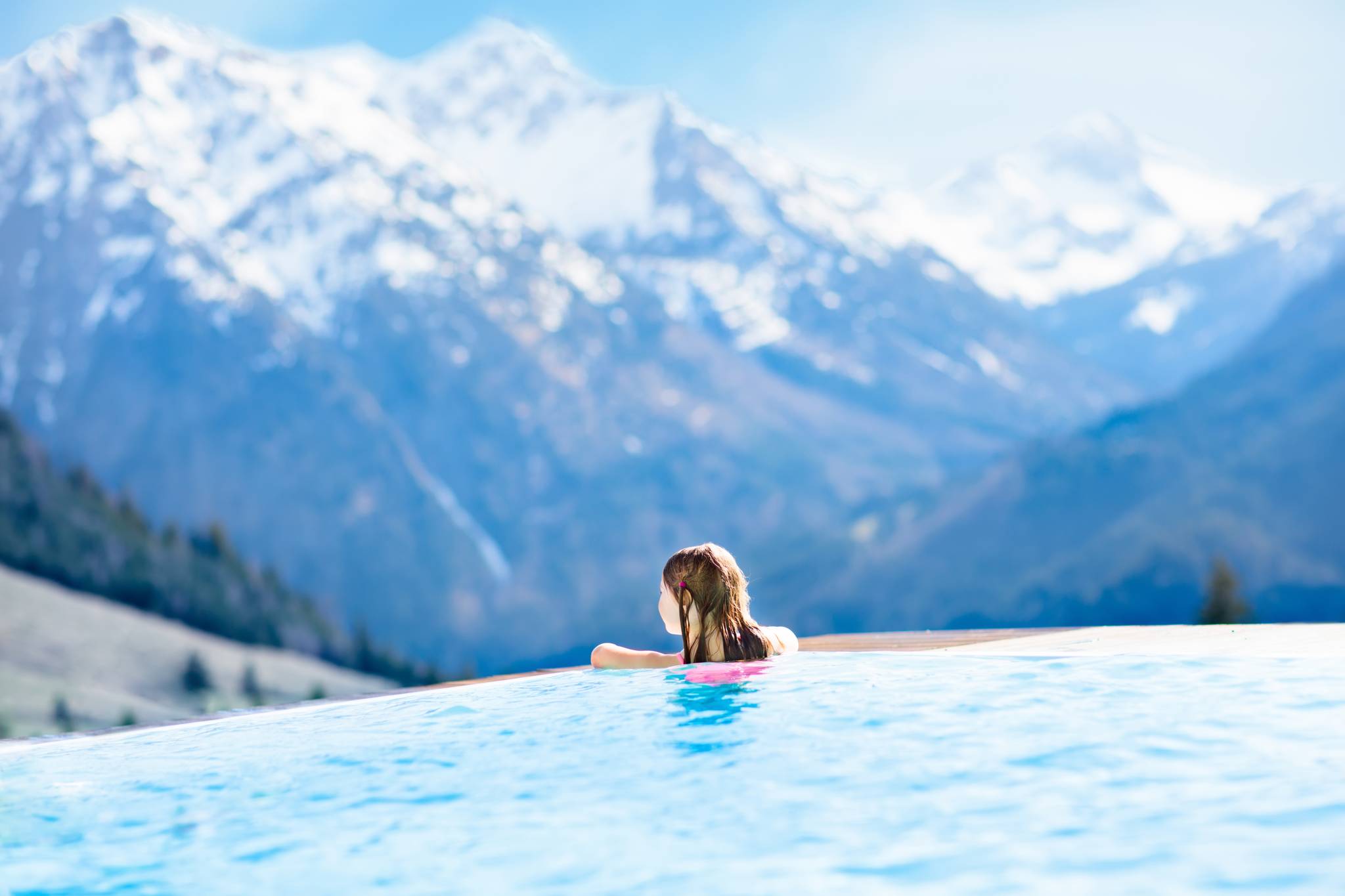 infinity pool montagna valle d aosta