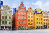 case colorate centro storico stoccolma svezia