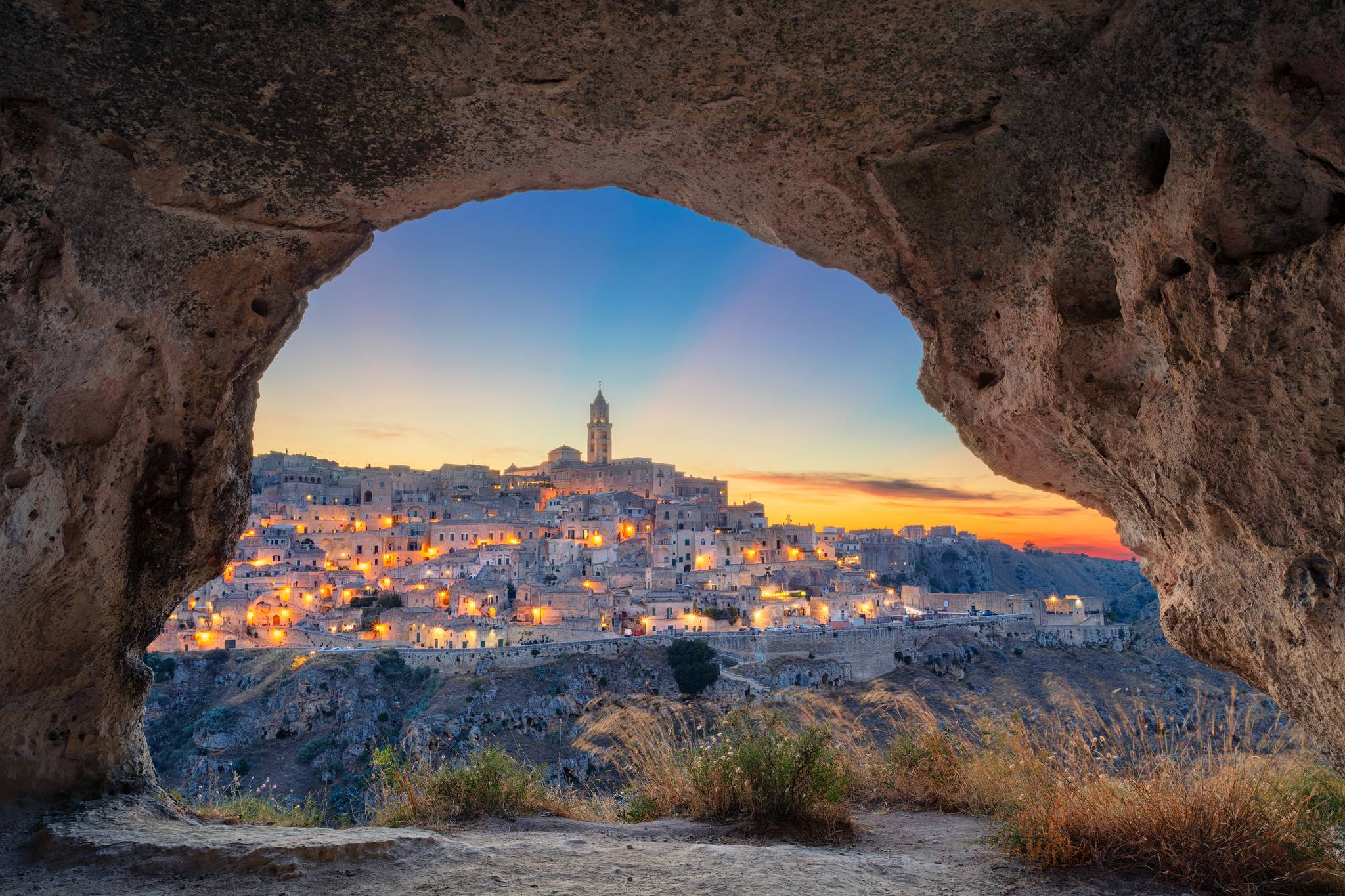 vista panoramica su matera