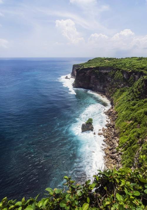 vista dall alto della costa di jimbran