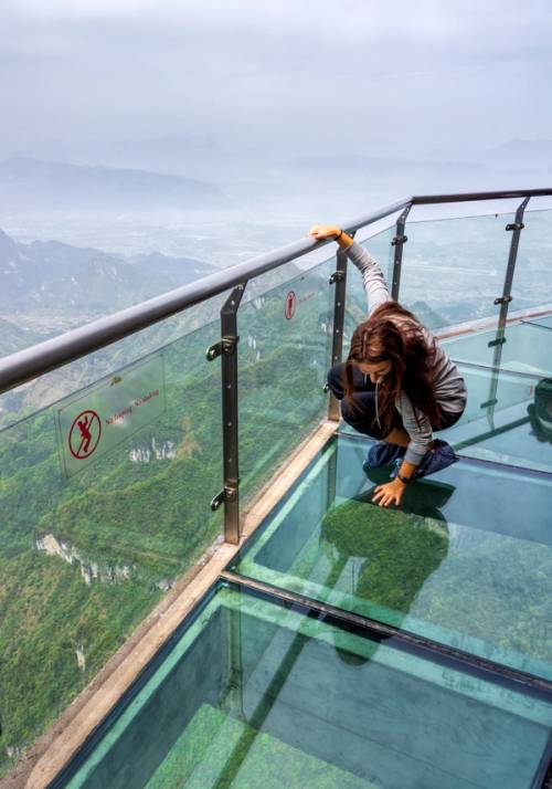 ponte di vetro monte tianmen