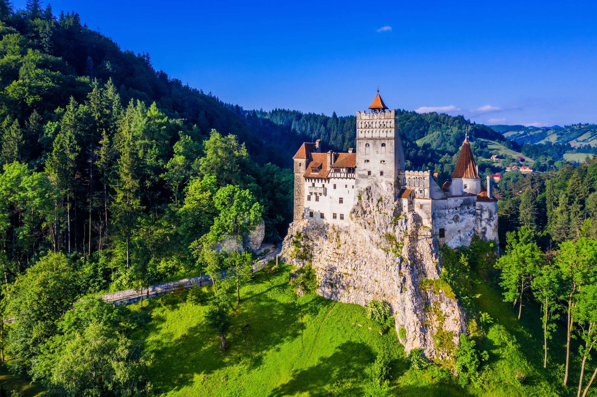 castello nel verde in romania