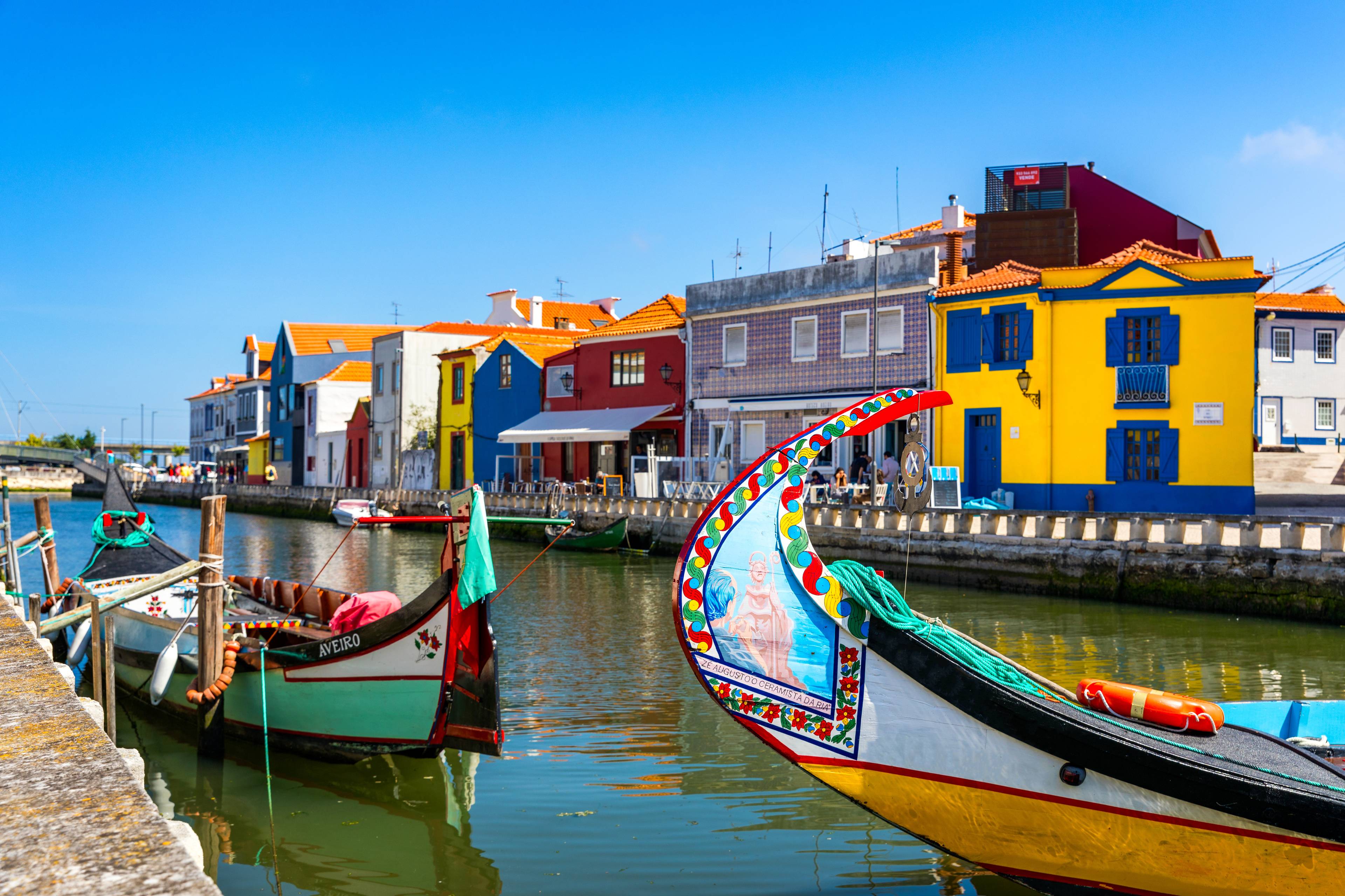 caratteristica vista sulla citta di aveiro