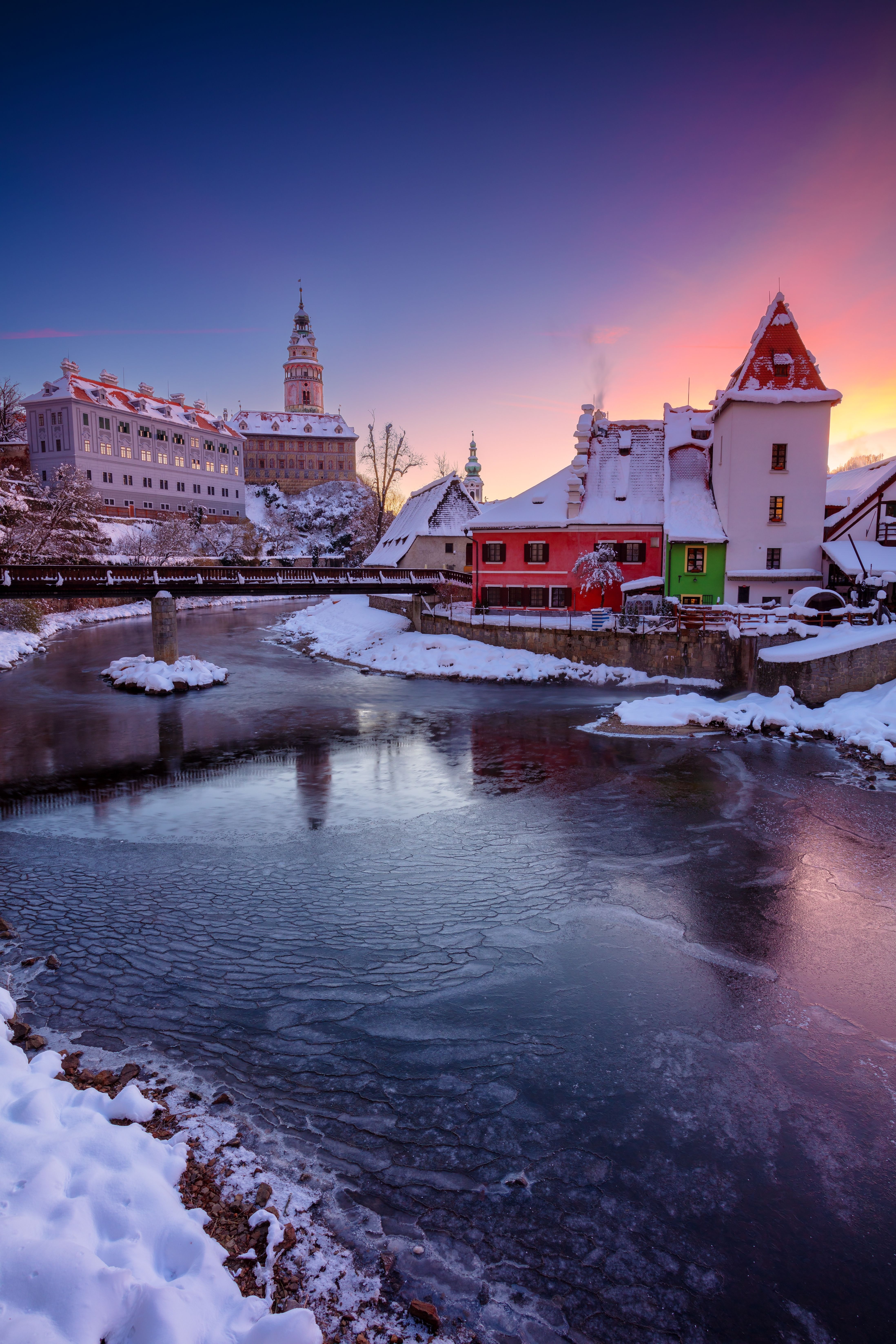 vista di cesky krumlov