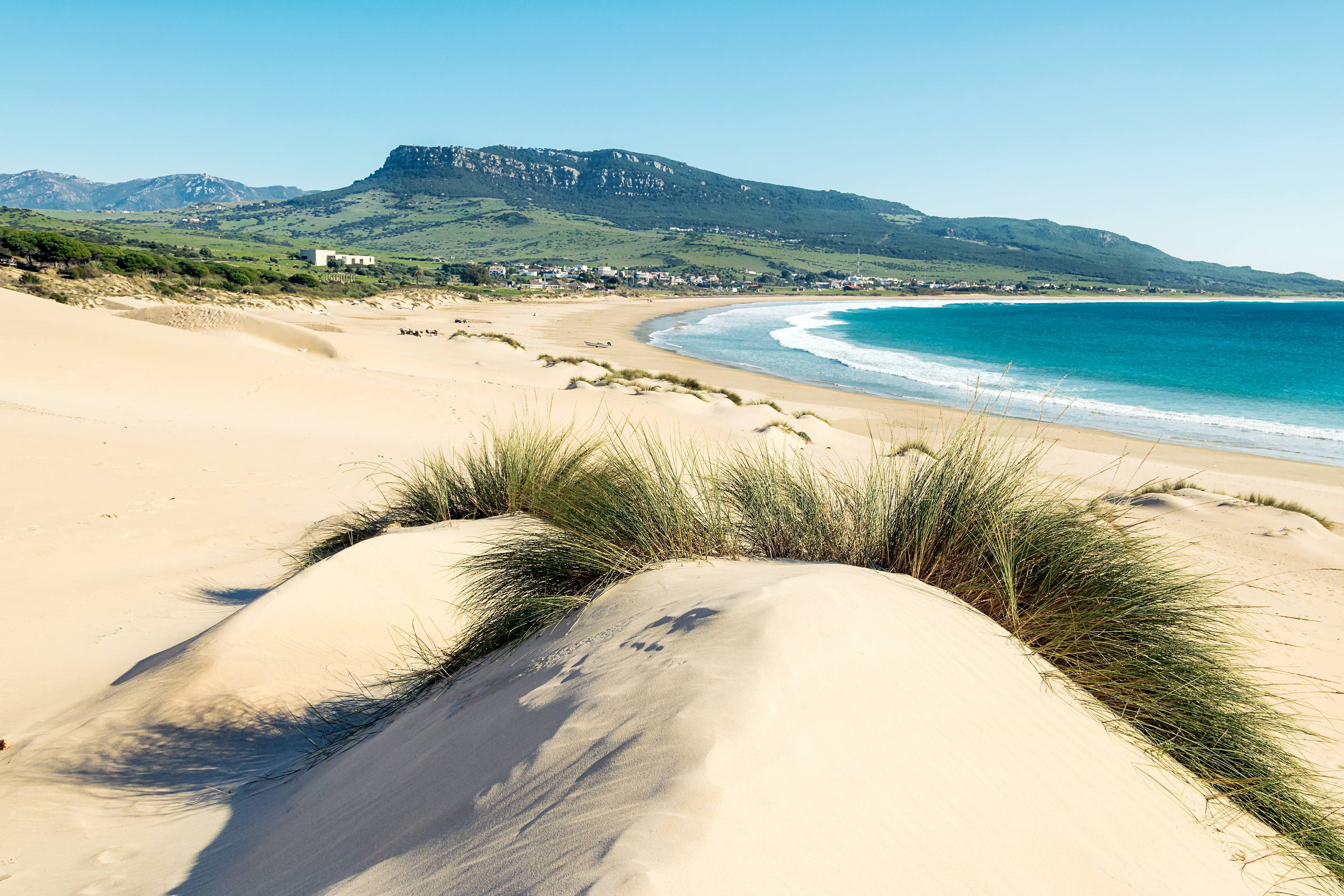 dune di sabbia a playa bolonia cadice