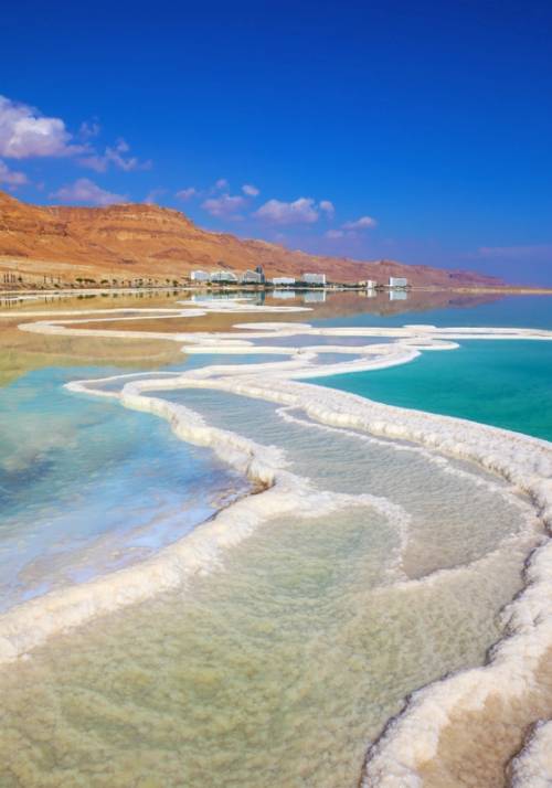 strada di sale nel mar morto
