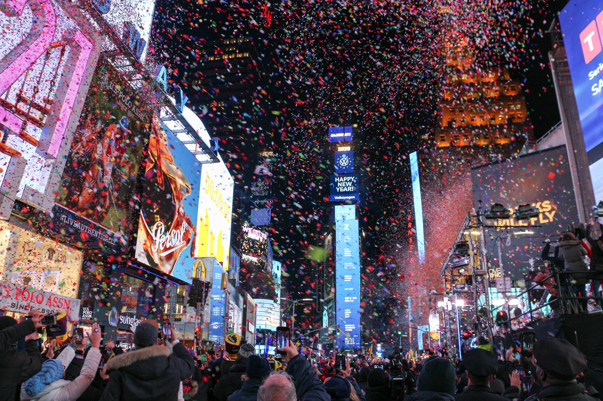 times square new york a capodanno