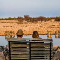 coppia che osserva gli animali durante un safari