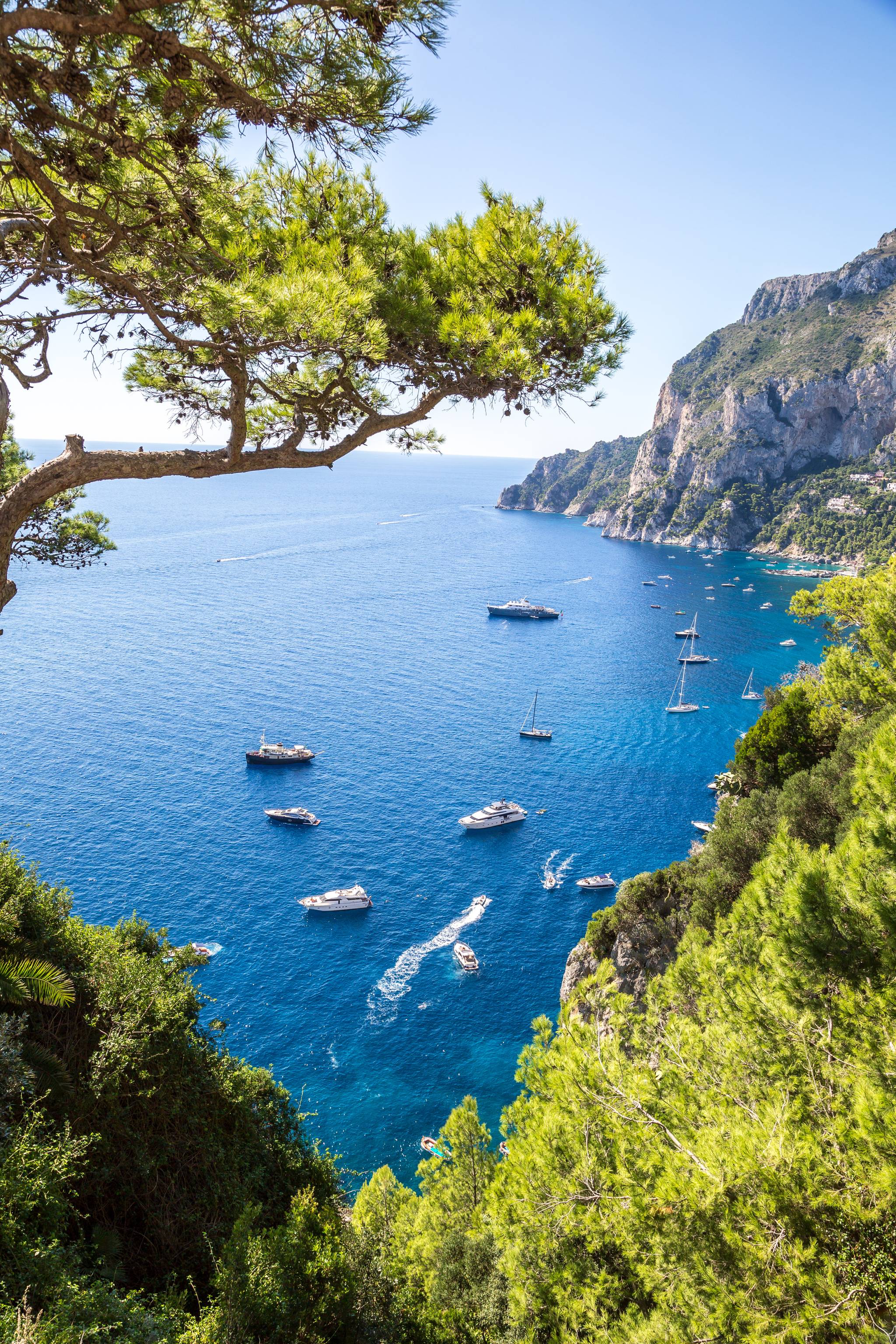 view of capri sea