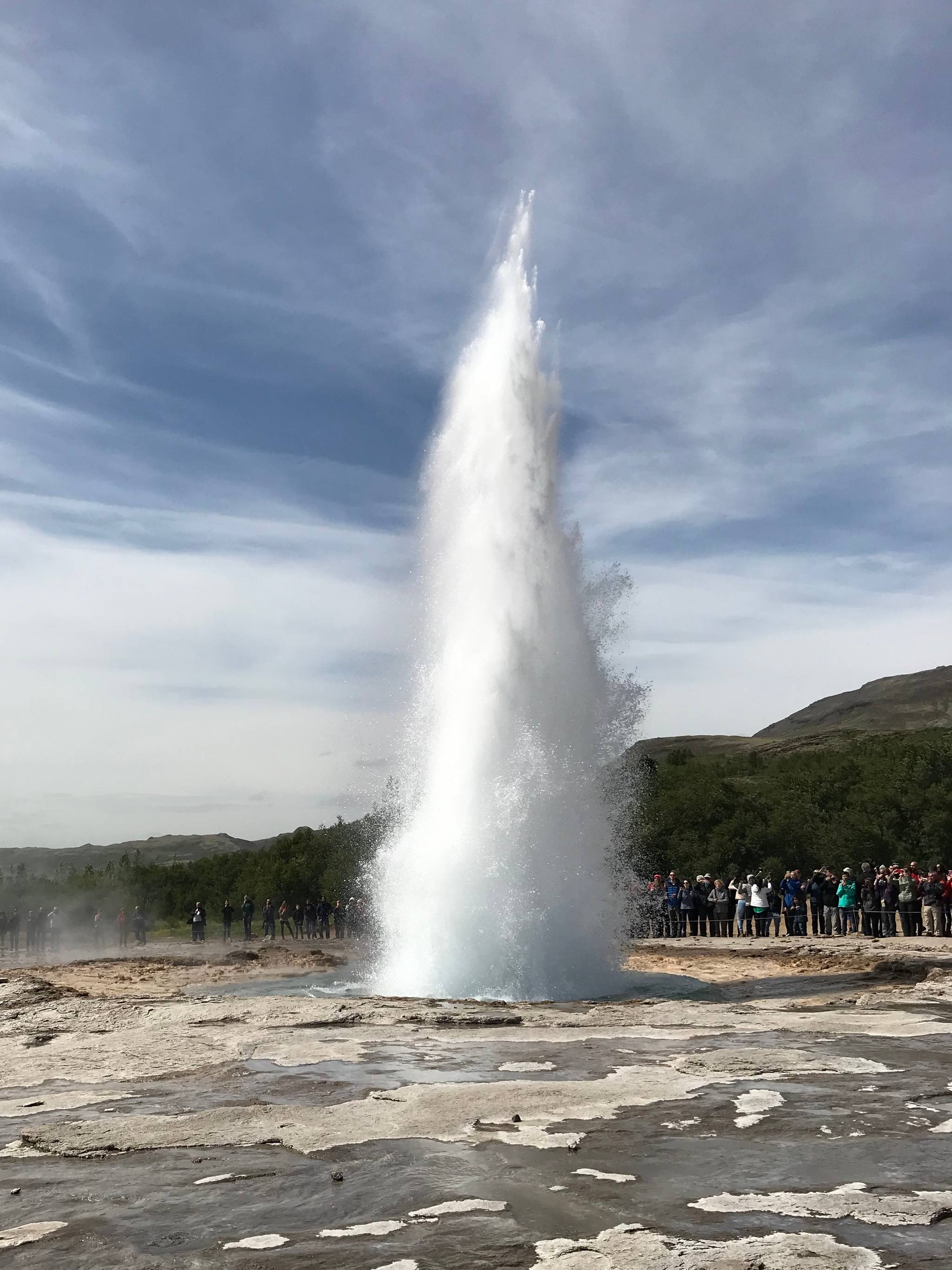 acqua termale geysir