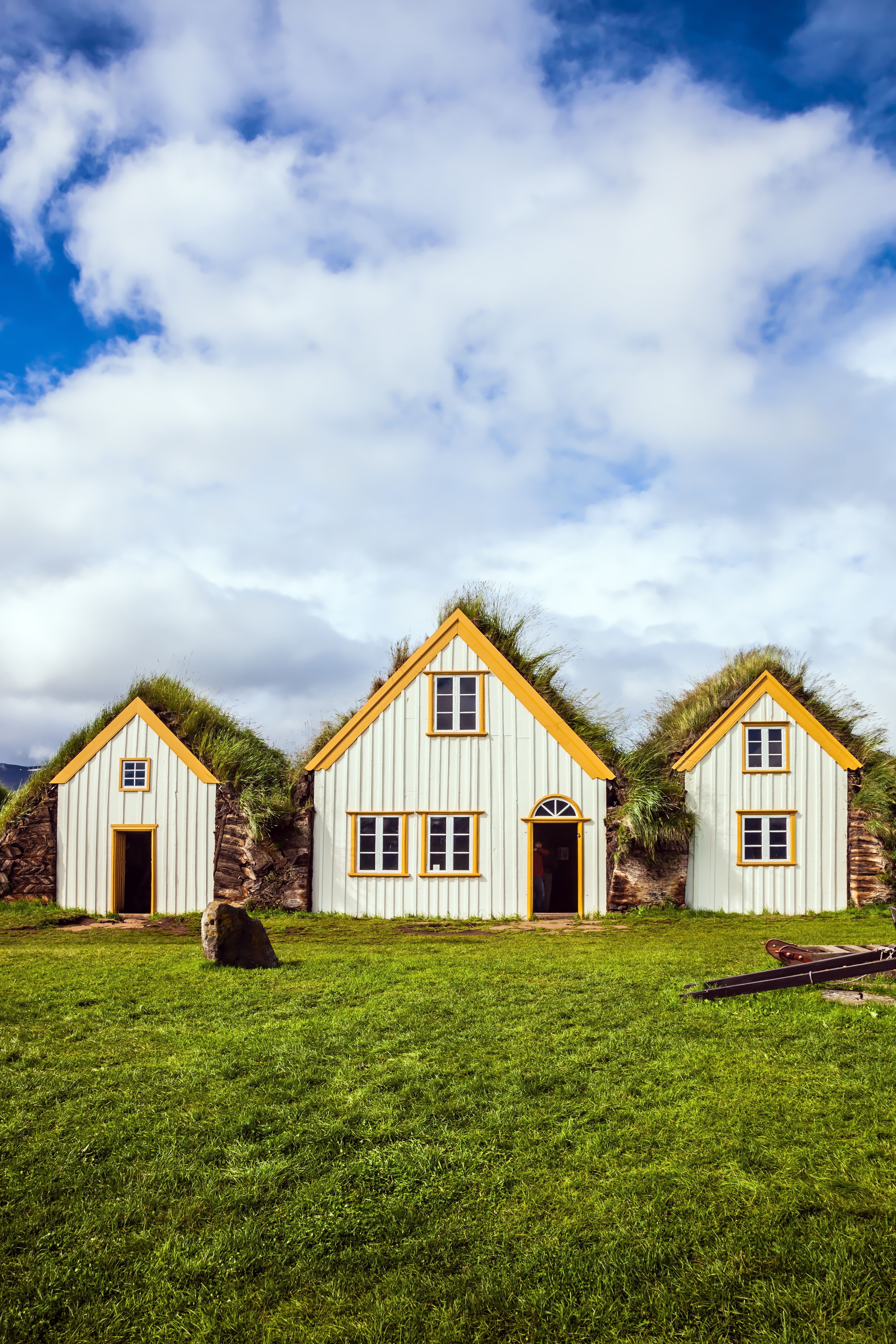 case con tetto in erba glaumbaer