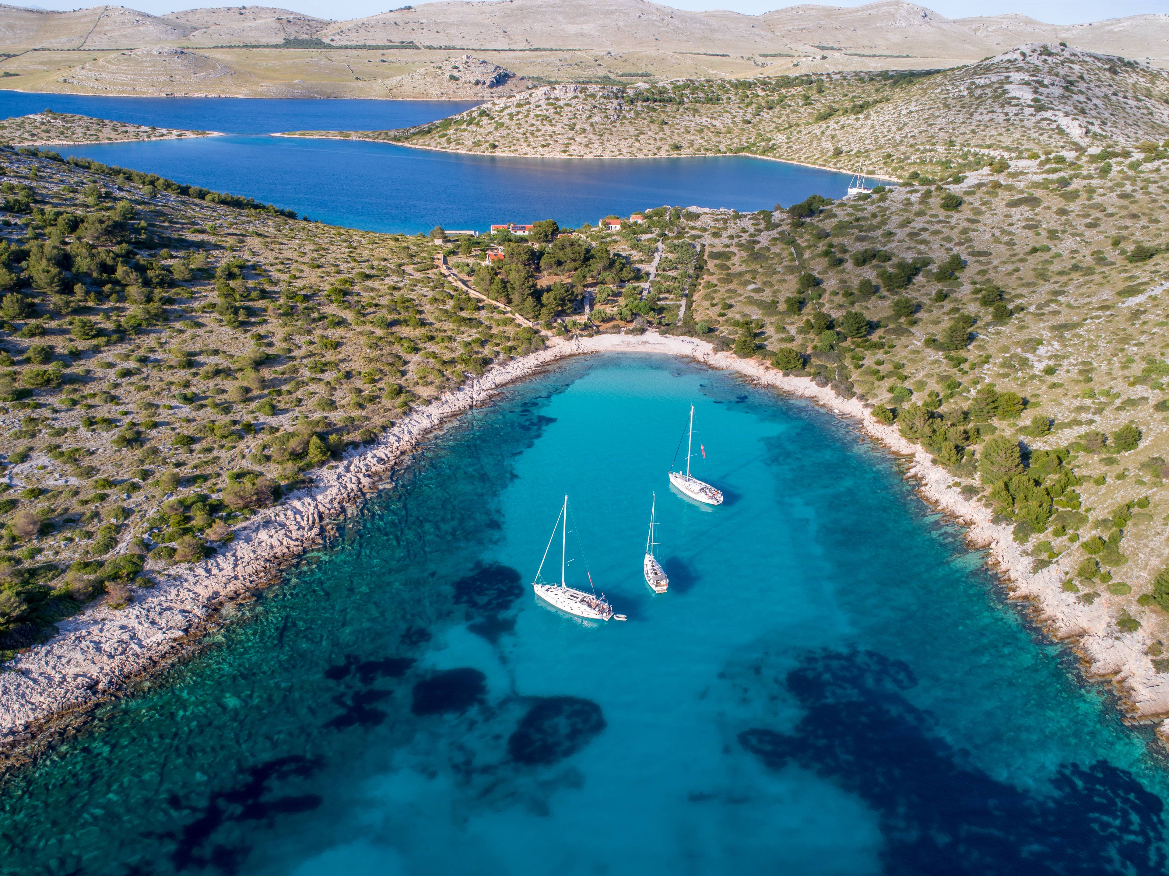 barche isole incoronate croazia