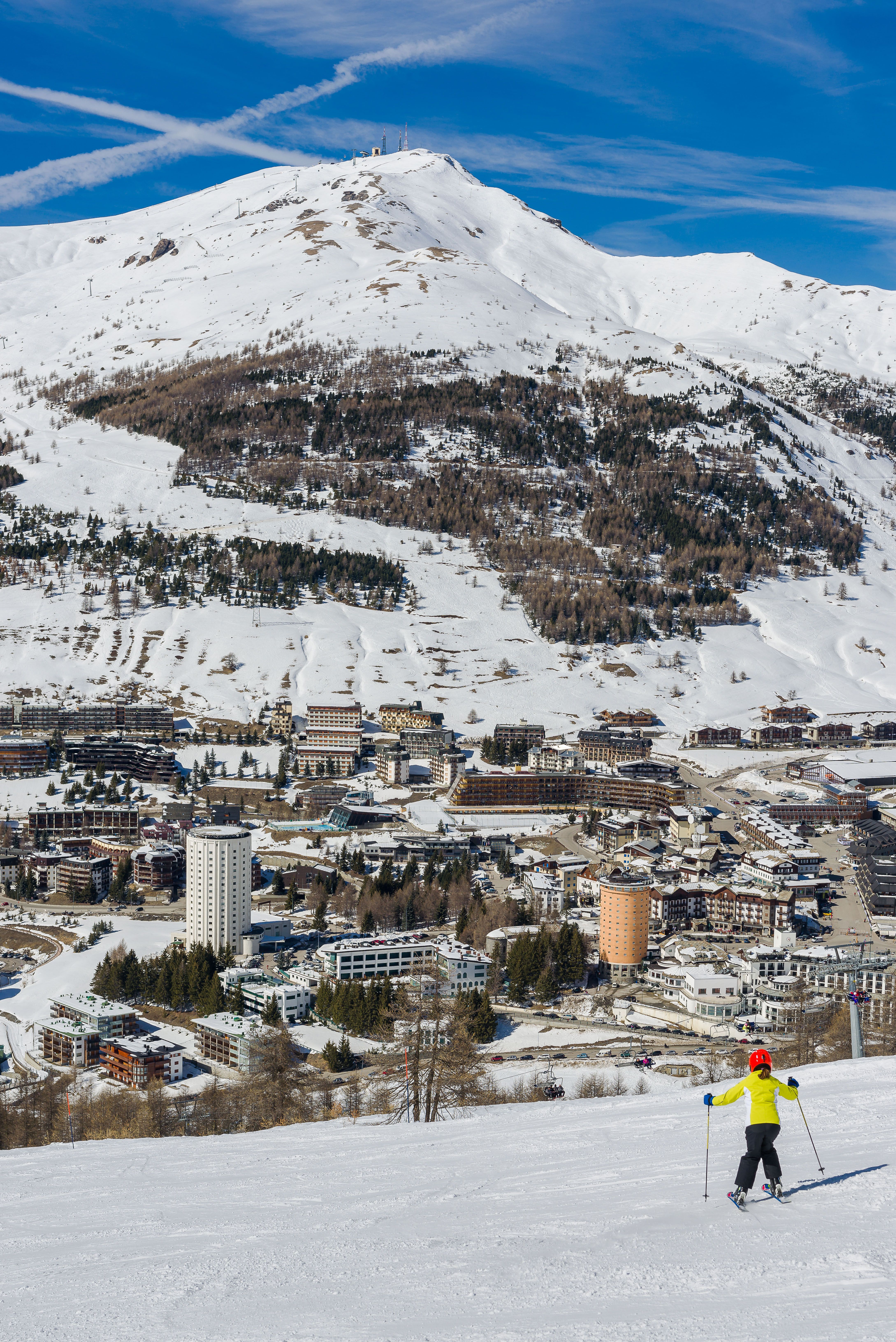 sciatore a sestriere