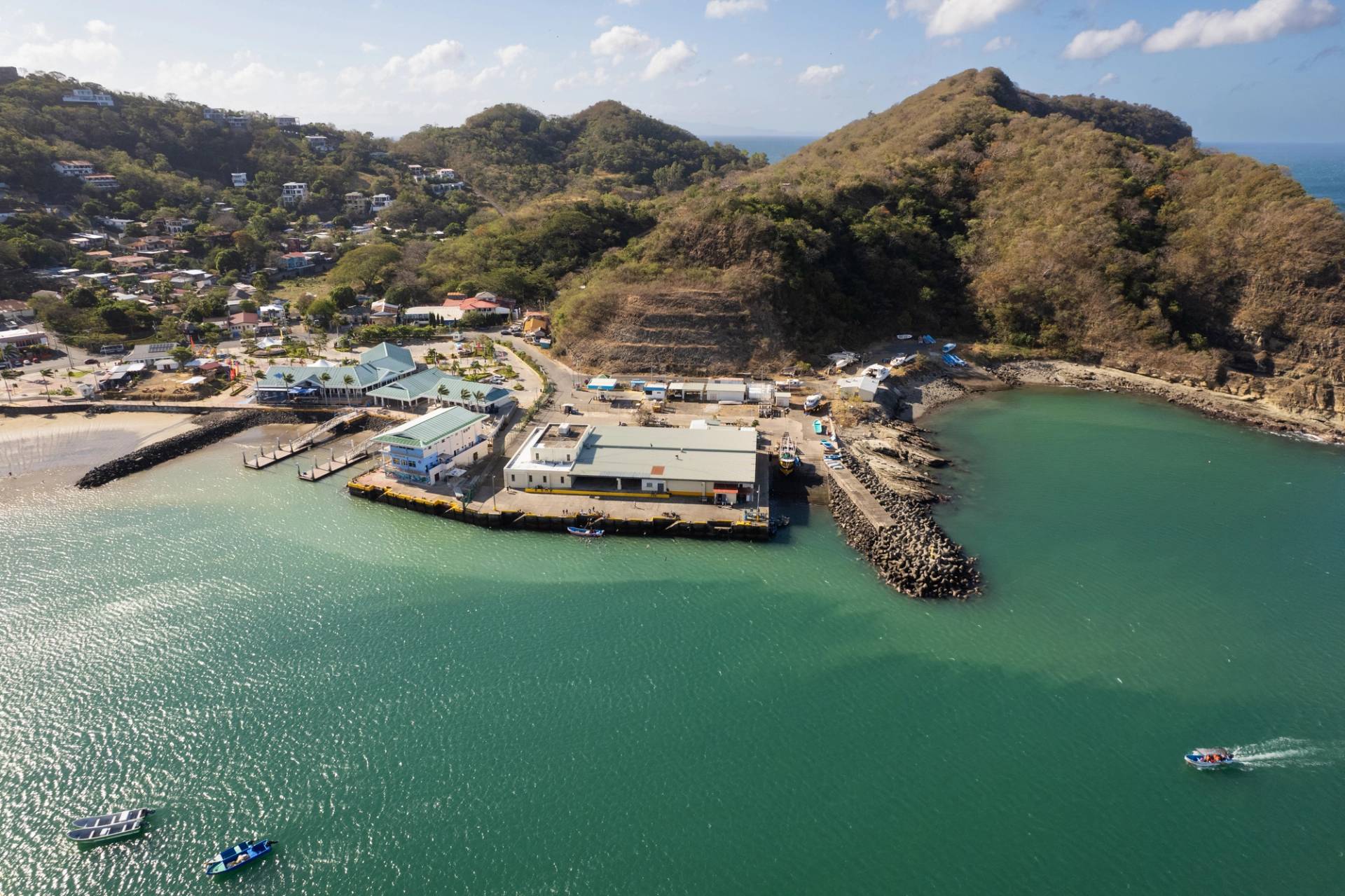 view from above San Juan del Sur