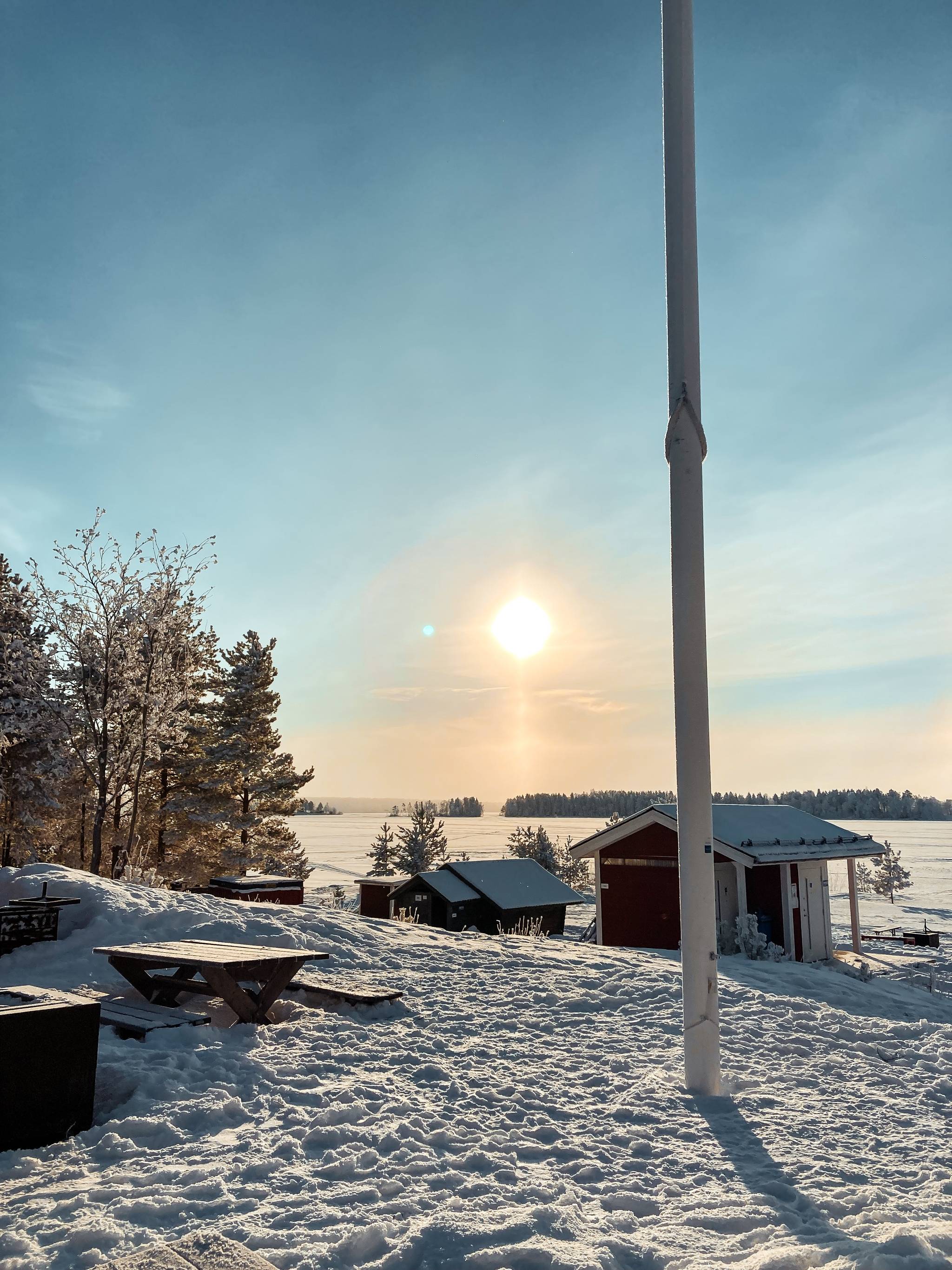 lulea svezia con neve