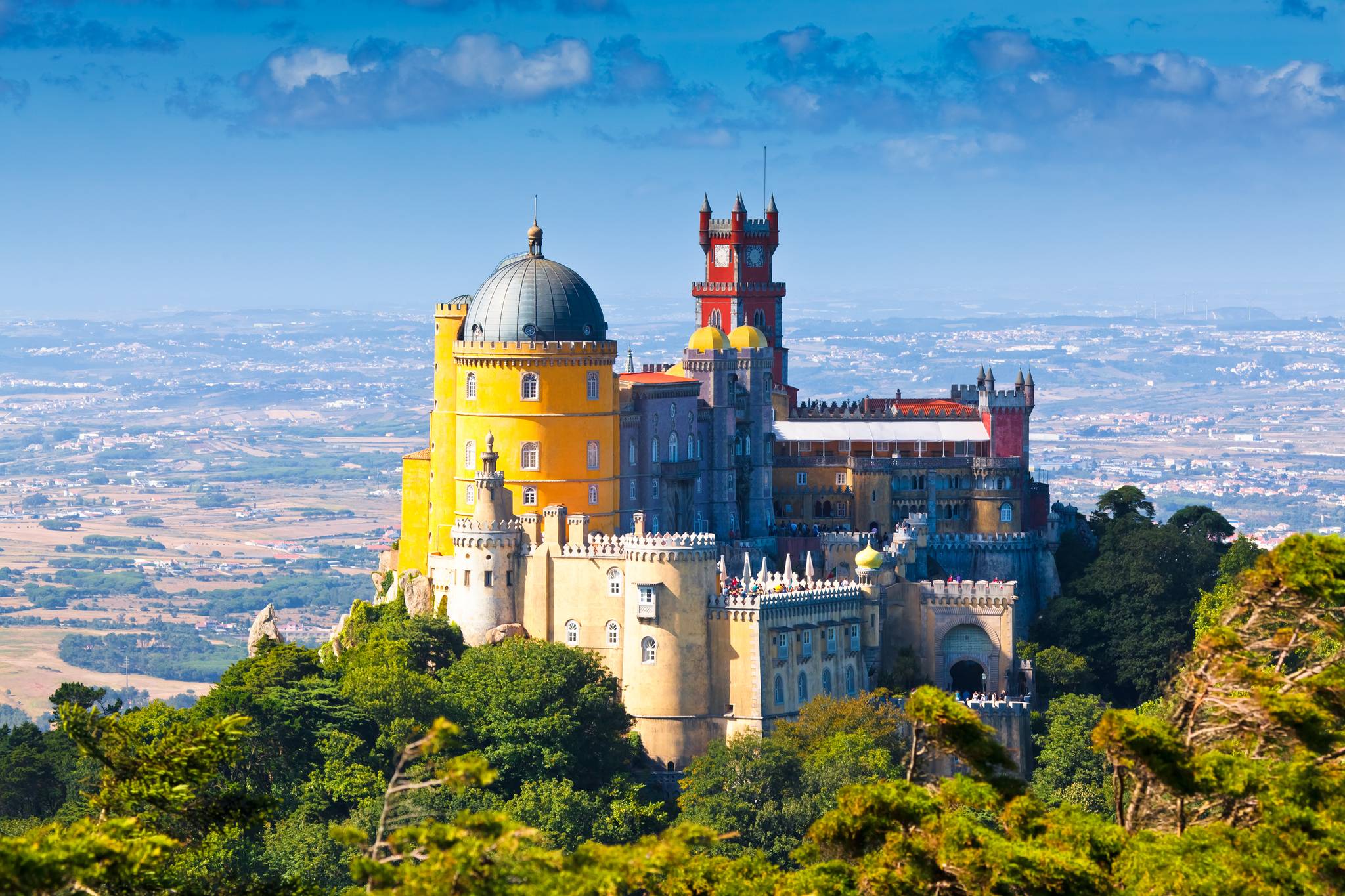 castello su montagna