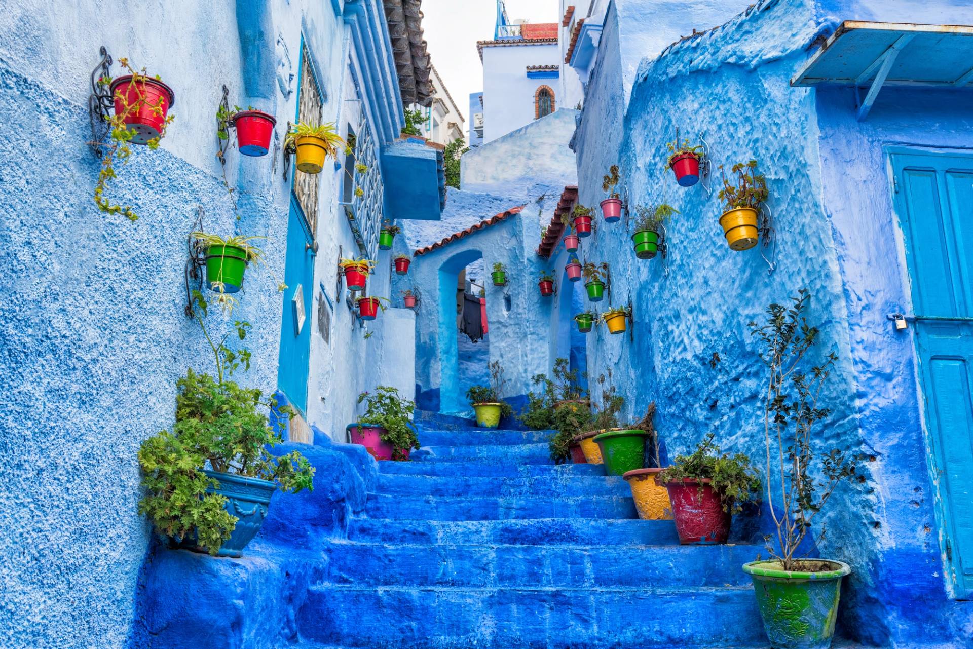 the blue city in Morocco