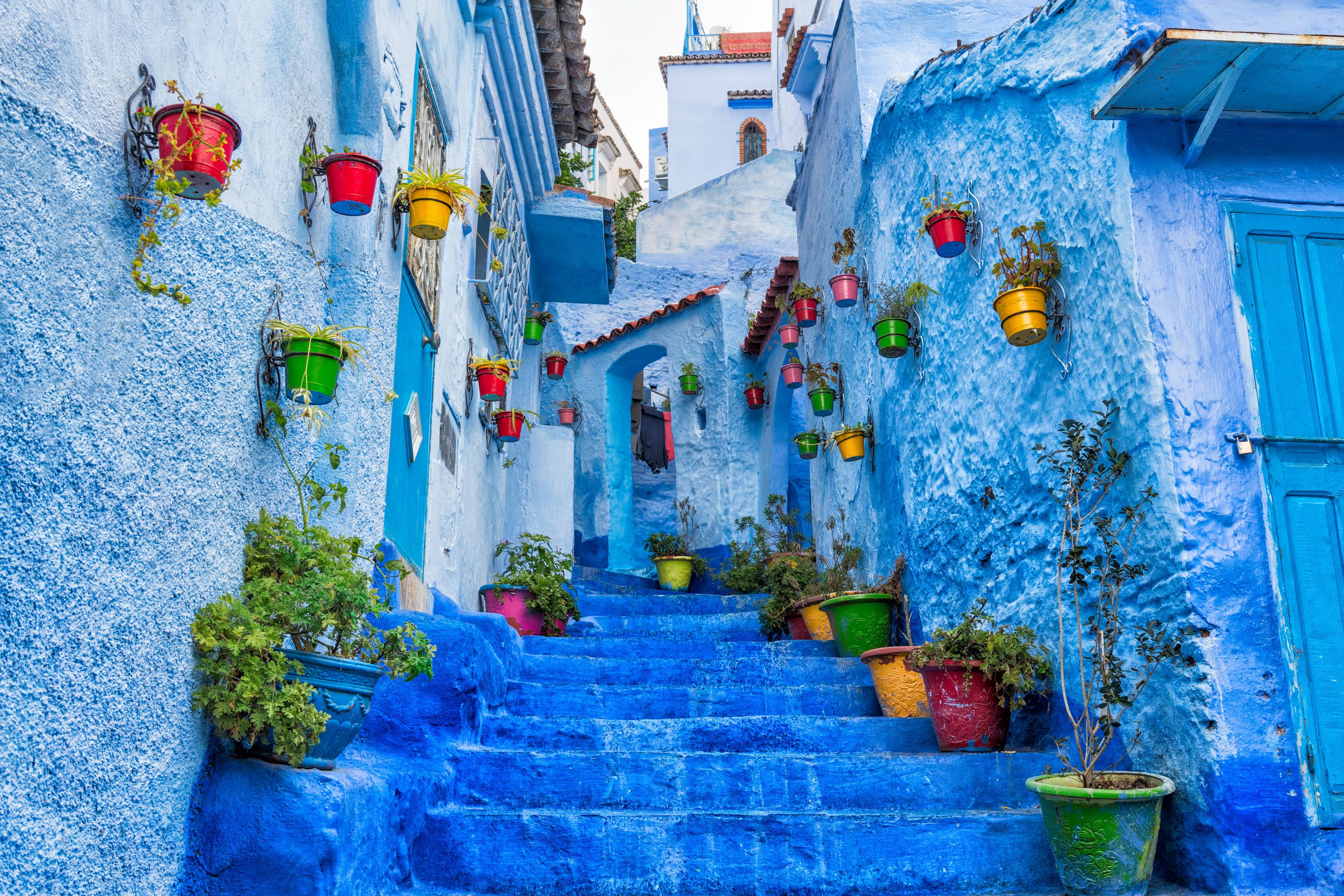 la citta blu in marocco