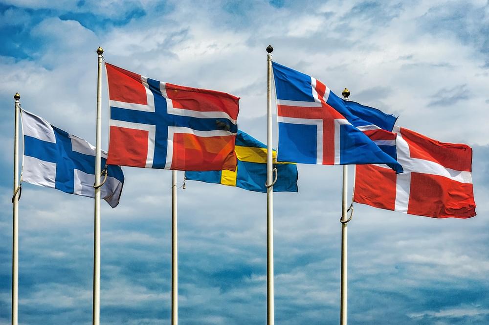 bandiere paesi scandinavi
